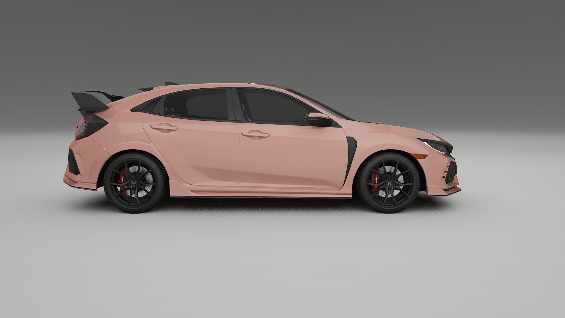 Honda Civic Type R TPU Lackskyddsfilm | BLUSH Färgskiftande PPF – Komplett Förskuret Kit