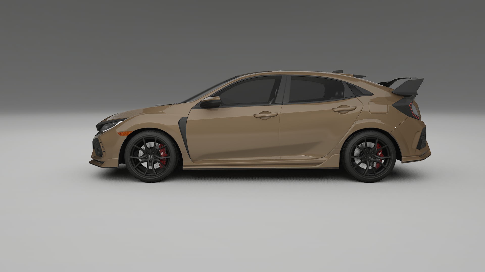 Honda Civic Type R TPU Lackskyddsfilm | SAHARA Färgskiftande PPF – Komplett Förskuret Kit