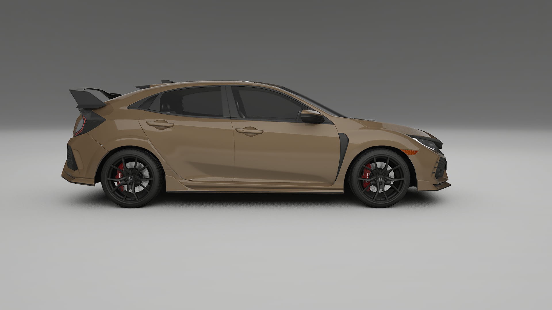Honda Civic Type R TPU Lackskyddsfilm | SAHARA Färgskiftande PPF – Komplett Förskuret Kit