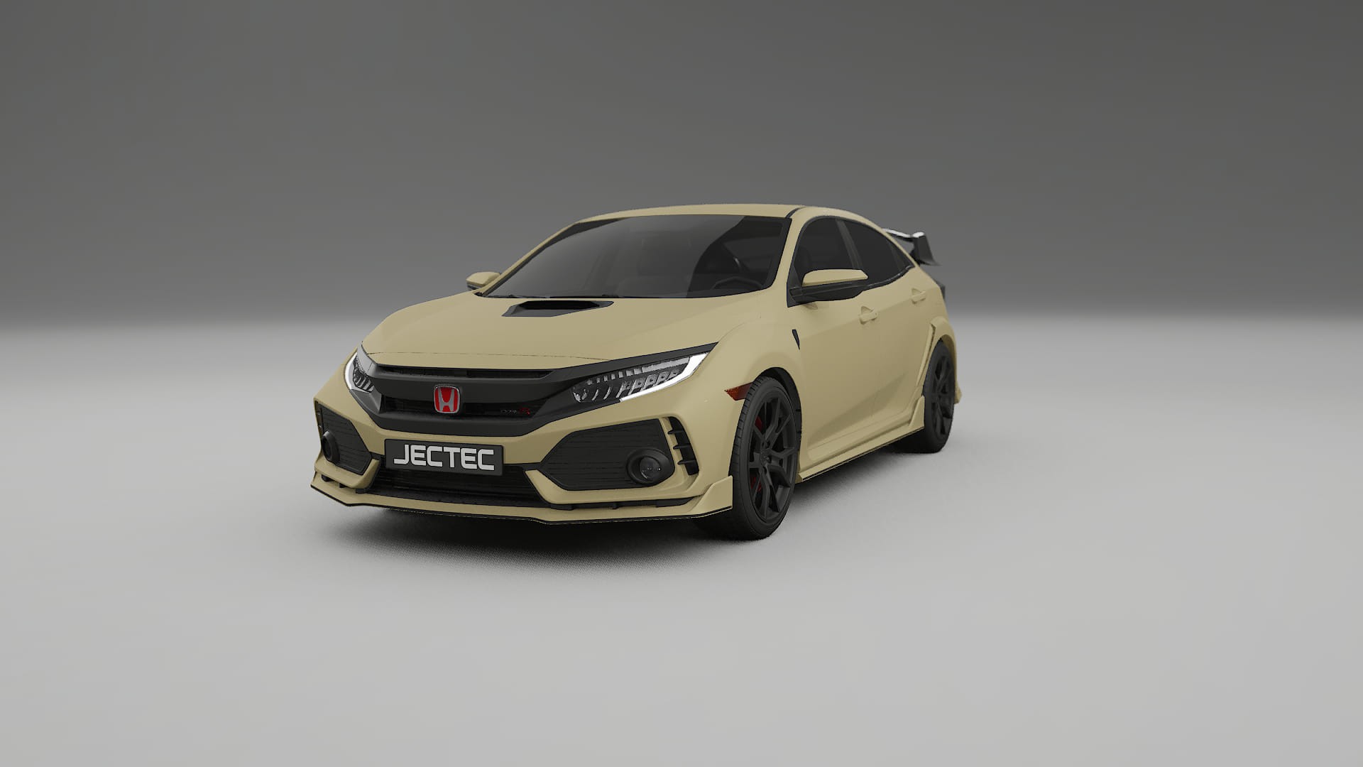 Honda Civic Type R TPU Lackskyddsfilm | SAND Färgskiftande PPF – Komplett Förskuret Kit