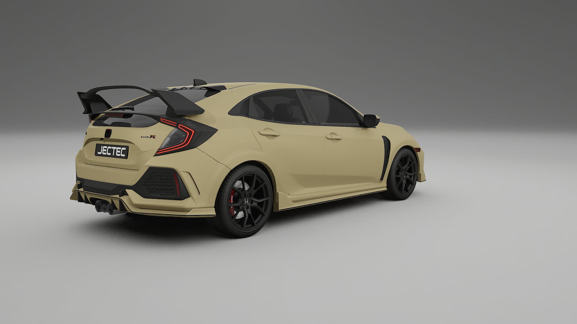 Honda Civic Type R TPU Lackskyddsfilm | SAND Färgskiftande PPF – Komplett Förskuret Kit
