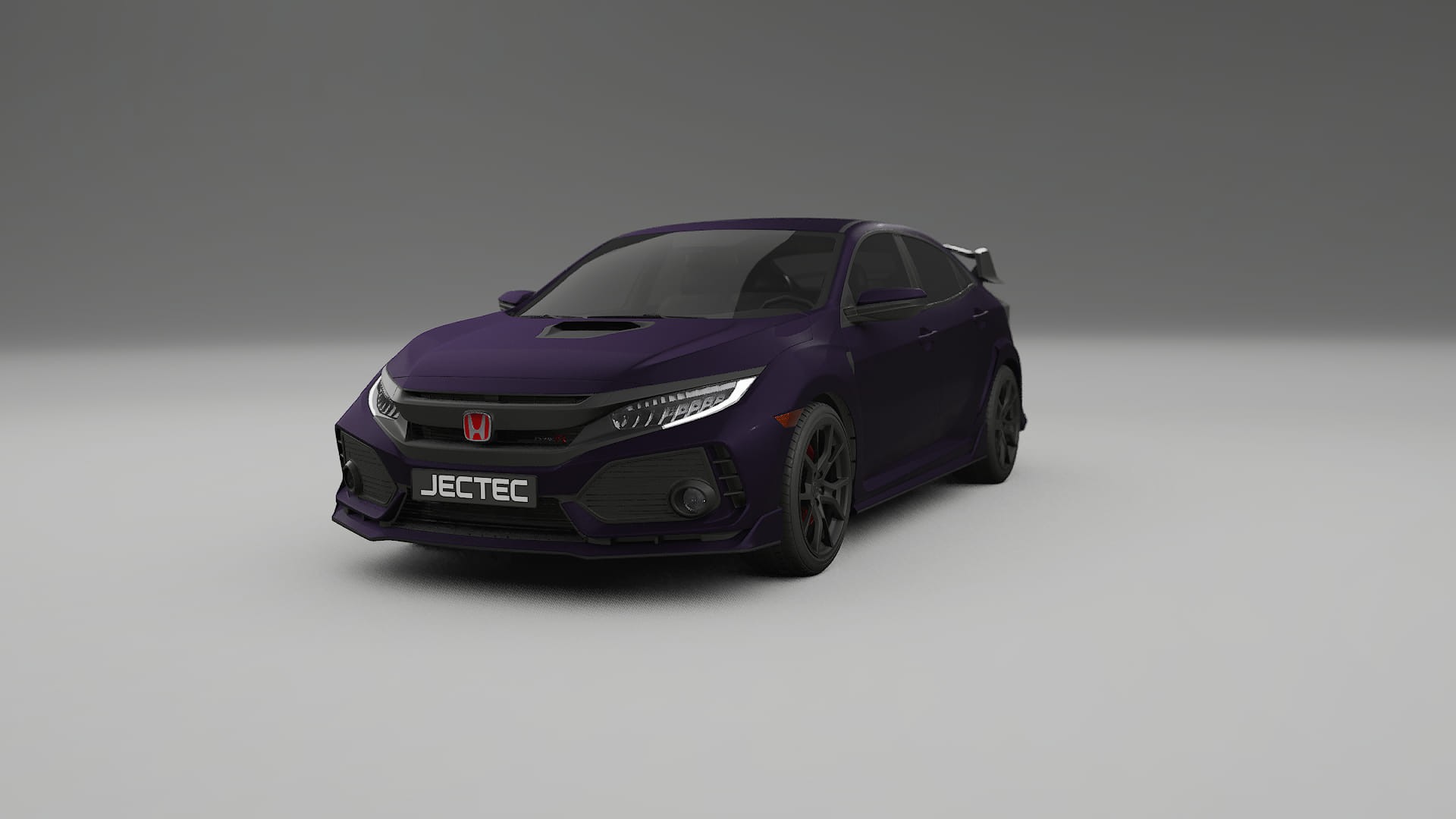 Honda Civic Type R TPU Lackskyddsfilm | VIOLET Färgskiftande PPF – Komplett Förskuret Kit