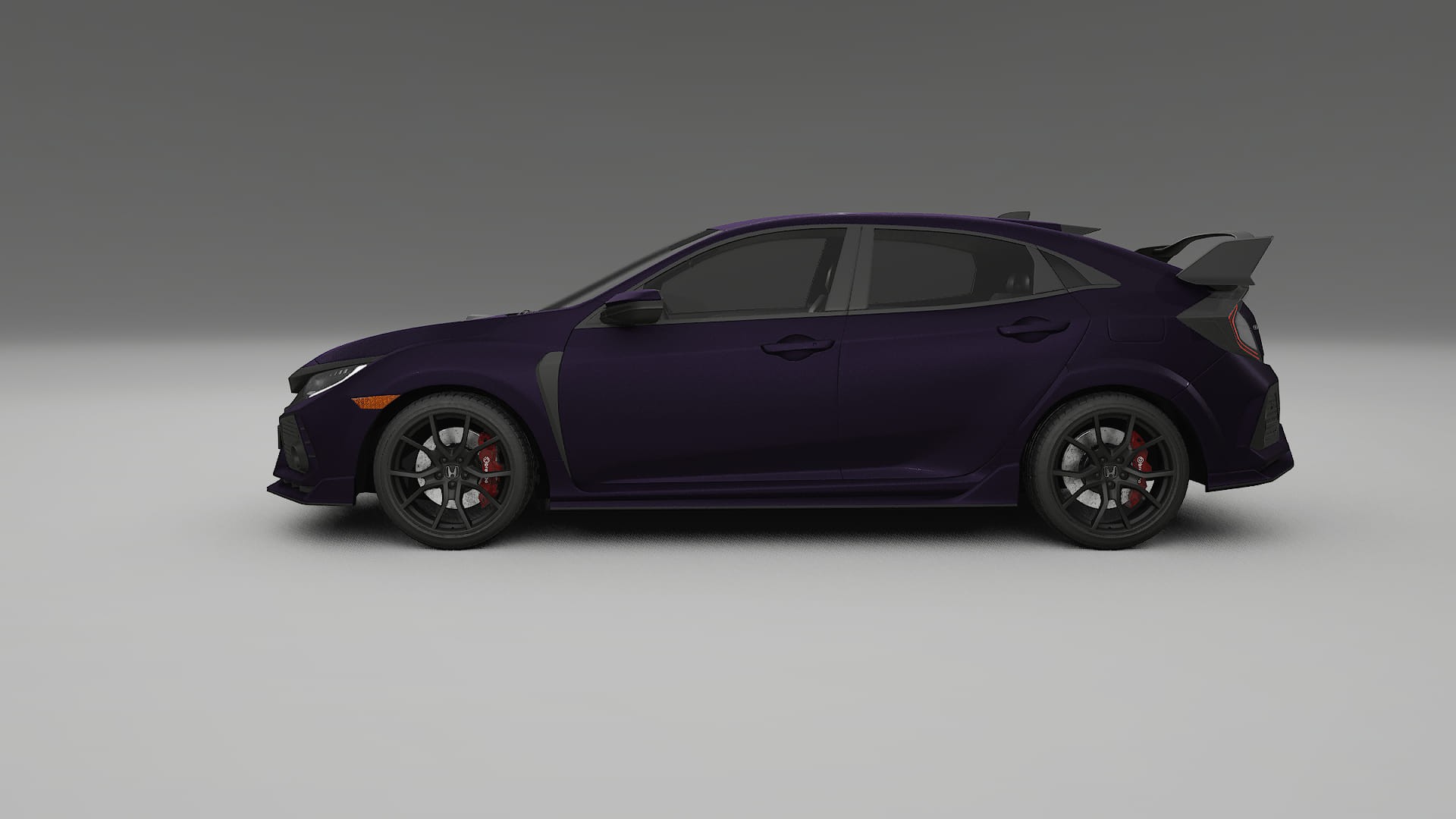 Honda Civic Type R TPU Lackskyddsfilm | VIOLET Färgskiftande PPF – Komplett Förskuret Kit