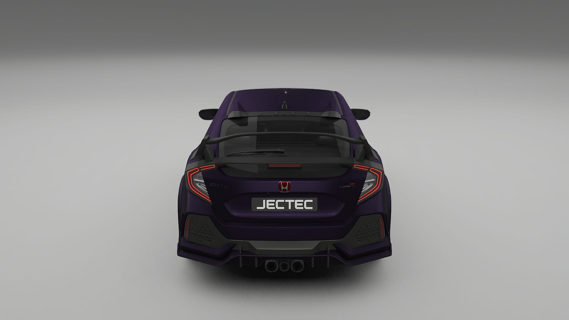 Honda Civic Type R TPU Lackskyddsfilm | VIOLET Färgskiftande PPF – Komplett Förskuret Kit