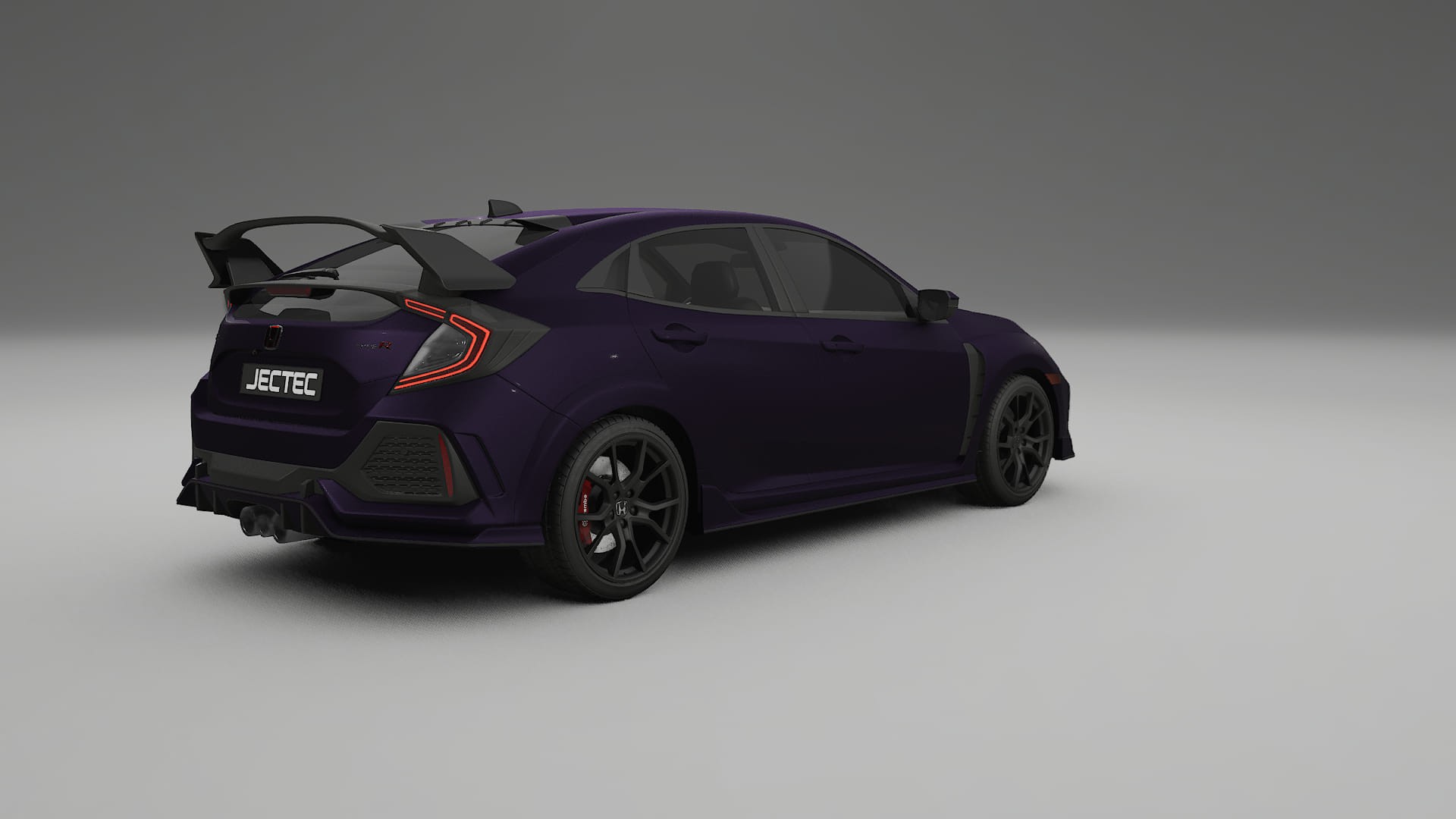 Honda Civic Type R TPU Lackskyddsfilm | VIOLET Färgskiftande PPF – Komplett Förskuret Kit