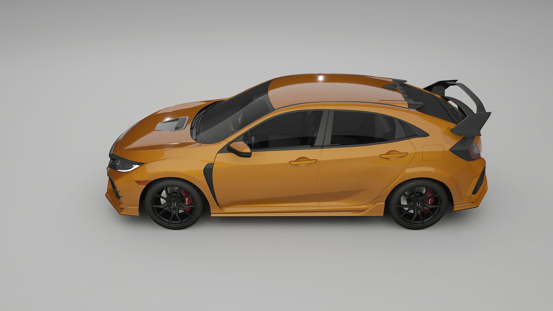 Honda Civic Type R TPU Lackskyddsfilm | DAISY Färgskiftande PPF – Komplett Förskuret Kit