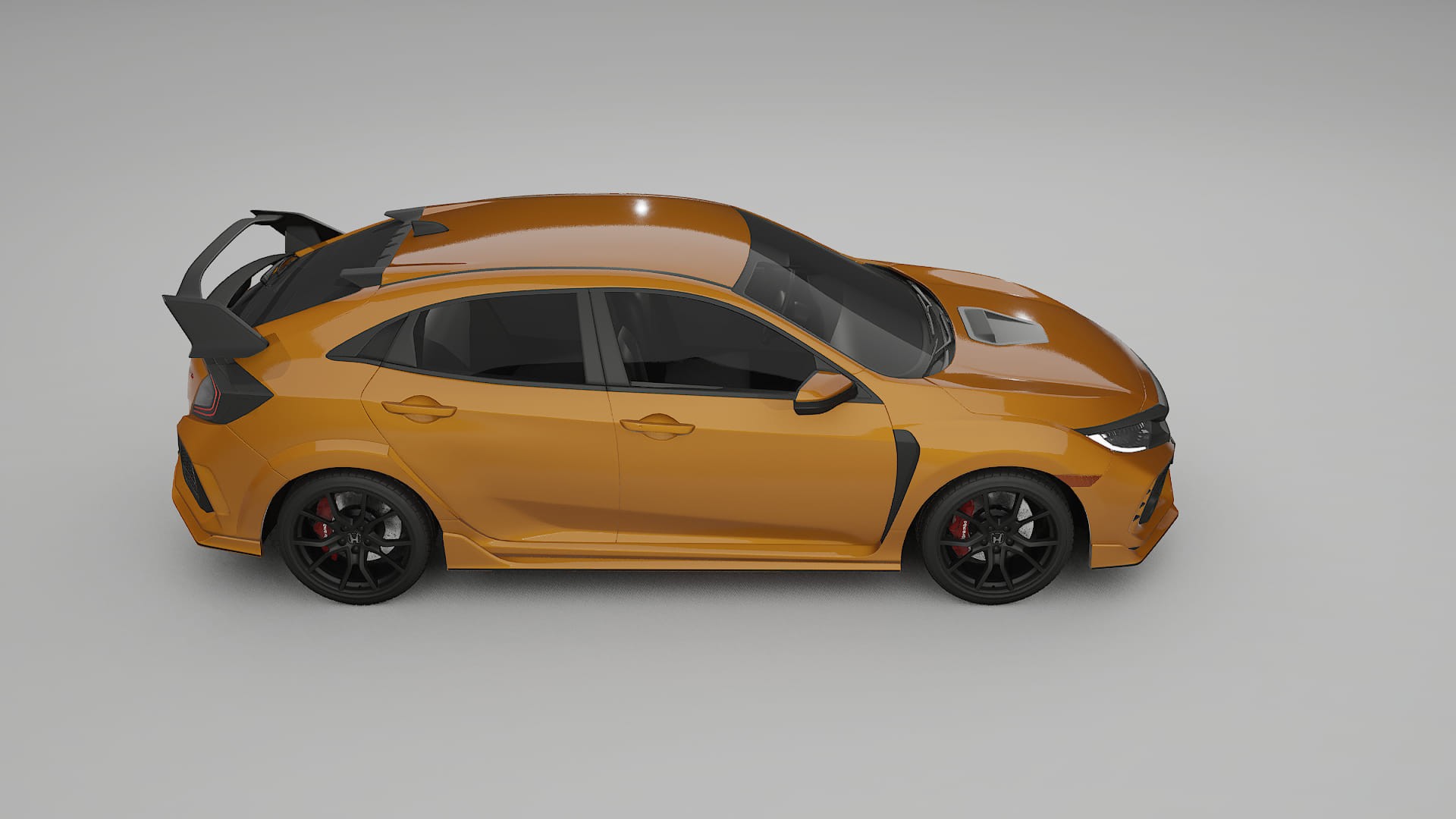 Honda Civic Type R TPU Lackskyddsfilm | DAISY Färgskiftande PPF – Komplett Förskuret Kit
