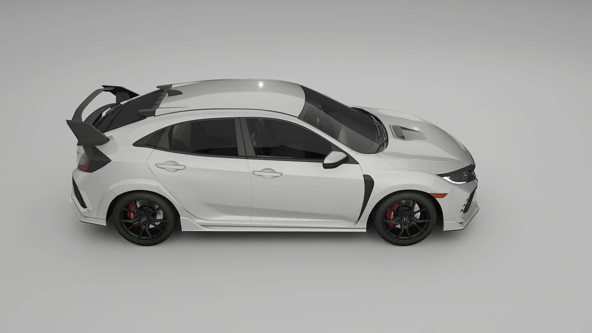 Honda Civic Type R TPU Lackskyddsfilm | PEARL Färgskiftande PPF – Komplett Förskuret Kit