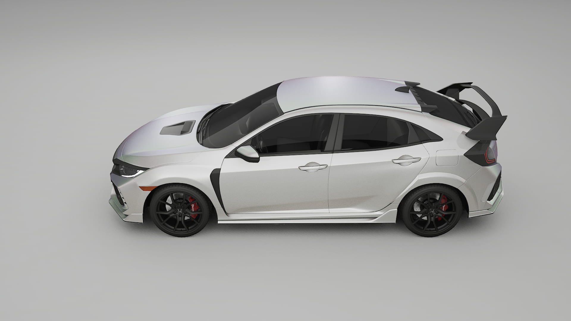 Honda Civic Type R TPU Lackskyddsfilm | NEBULA Färgskiftande PPF – Komplett Förskuret Kit