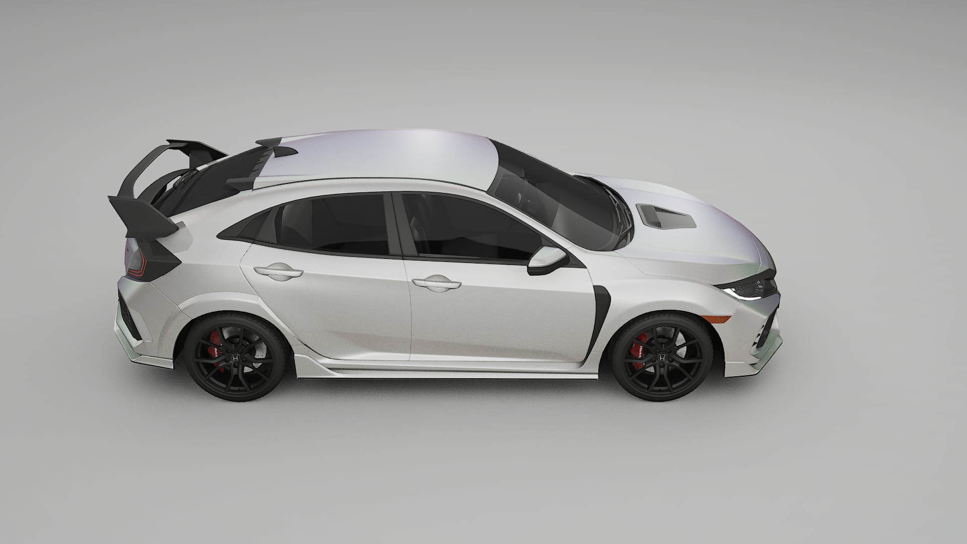 Honda Civic Type R TPU Lackskyddsfilm | NEBULA Färgskiftande PPF – Komplett Förskuret Kit