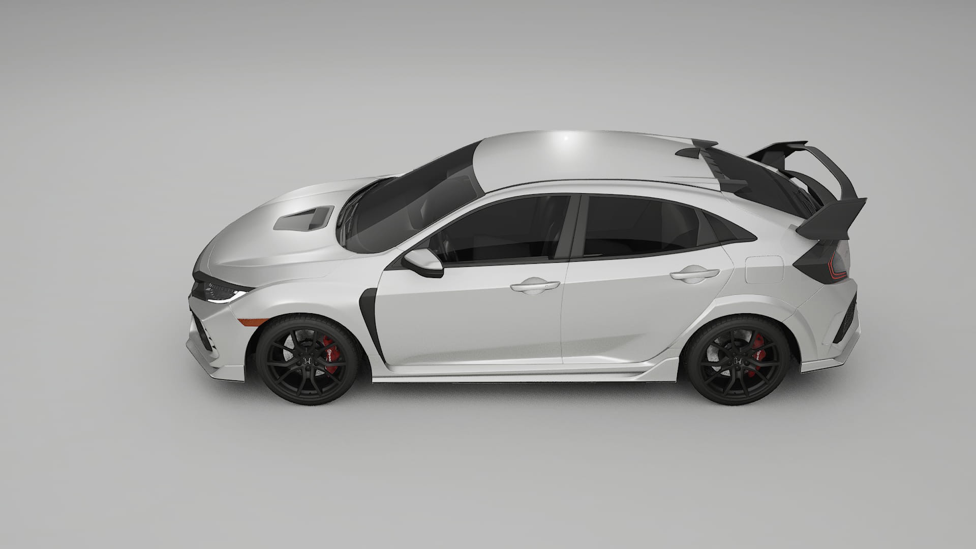 Honda Civic Type R TPU Lackskyddsfilm | OPAL Färgskiftande PPF – Komplett Förskuret Kit