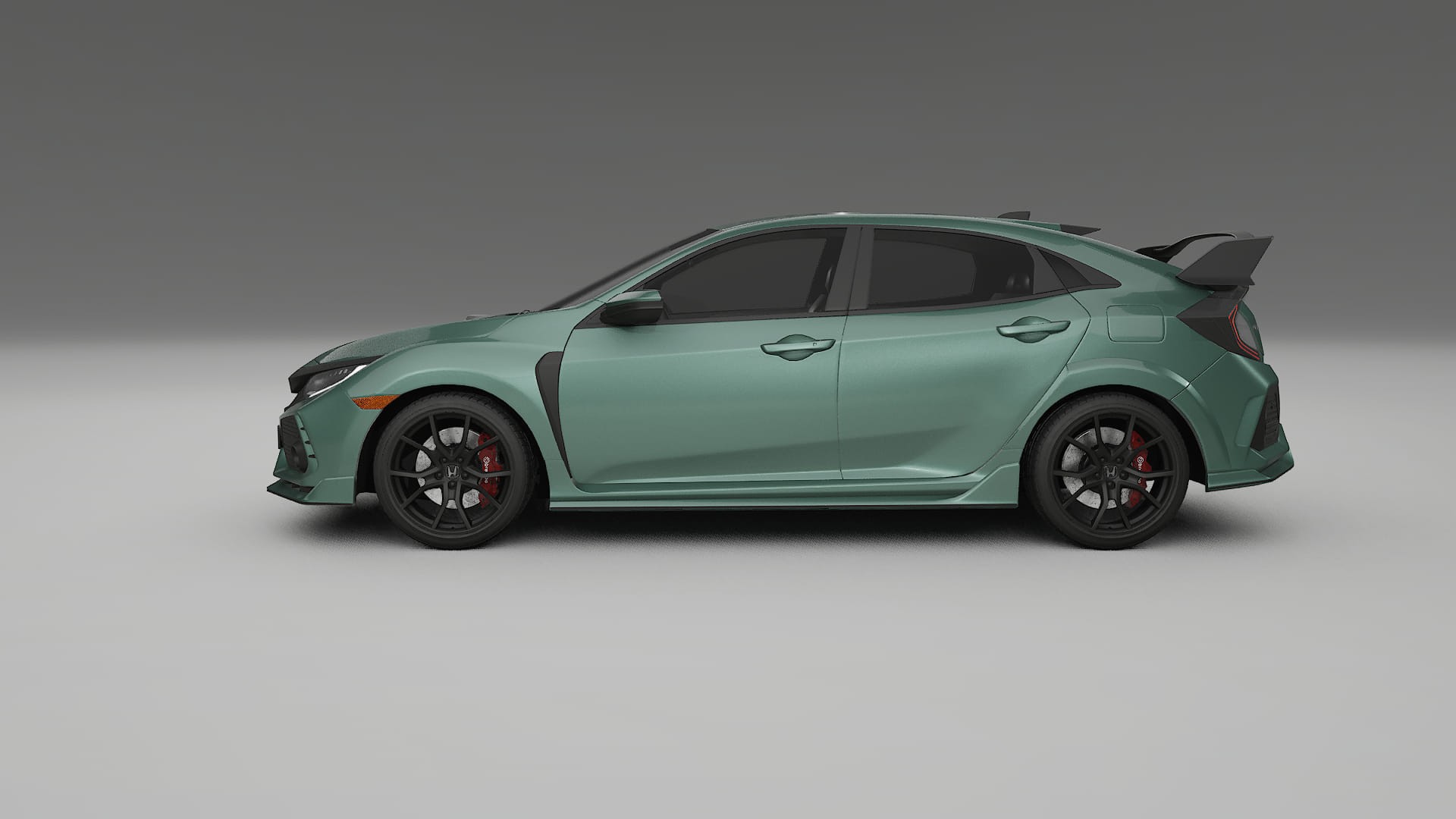 Honda Civic Type R TPU Lackskyddsfilm | EVERGREEN Färgskiftande PPF – Komplett Förskuret Kit