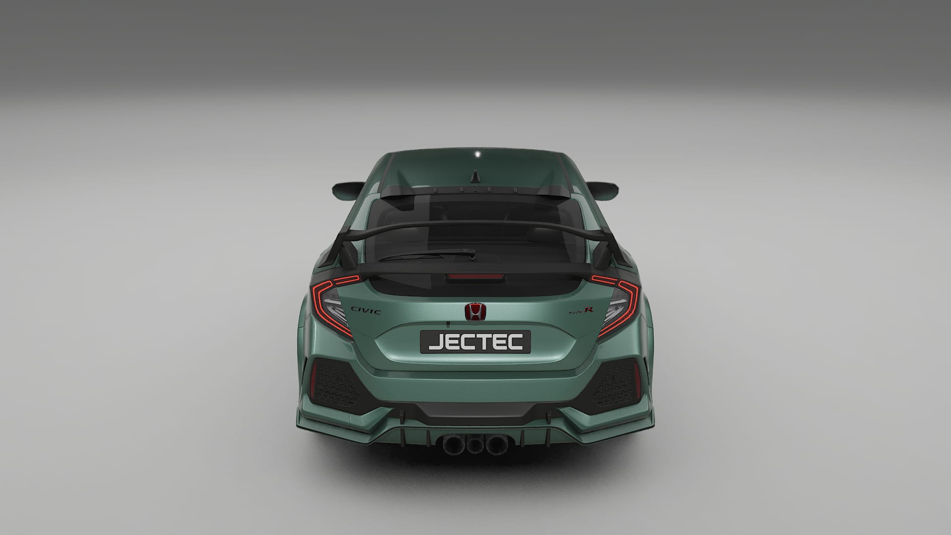 Honda Civic Type R TPU Lackskyddsfilm | EVERGREEN Färgskiftande PPF – Komplett Förskuret Kit