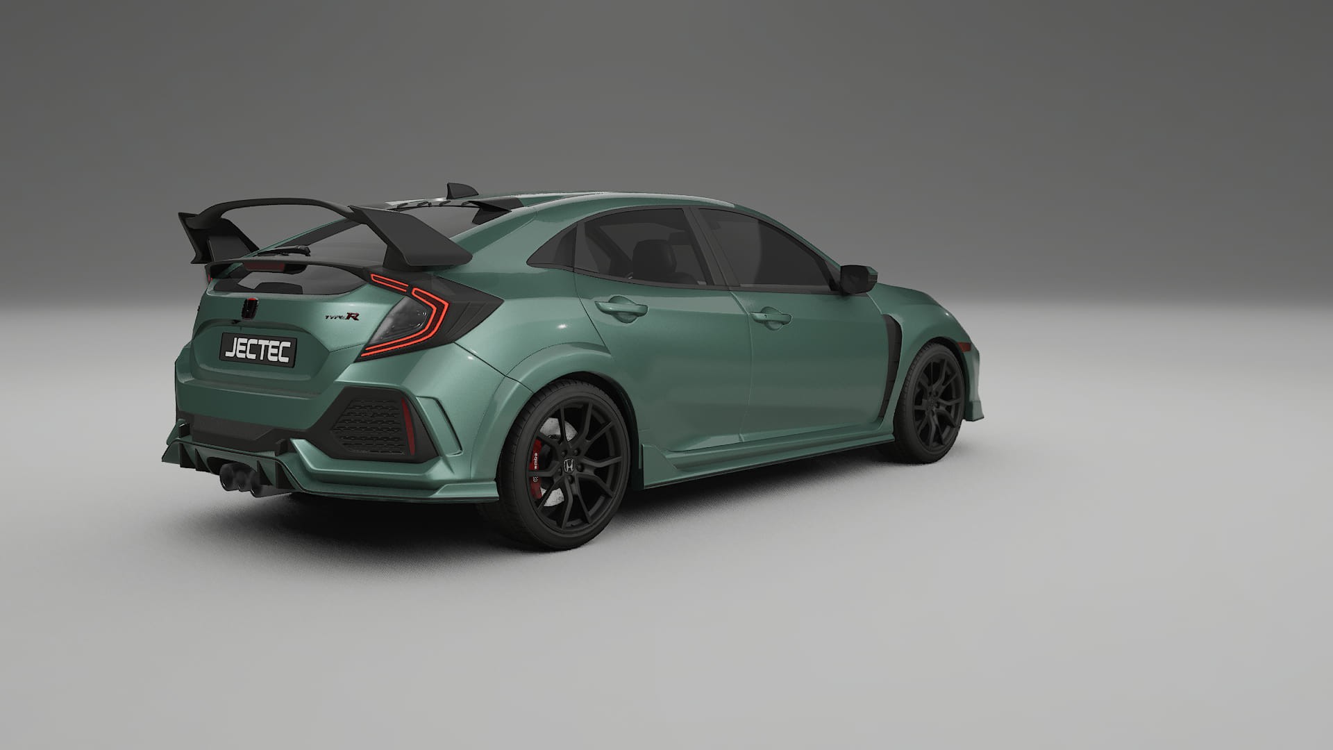 Honda Civic Type R TPU Lackskyddsfilm | EVERGREEN Färgskiftande PPF – Komplett Förskuret Kit