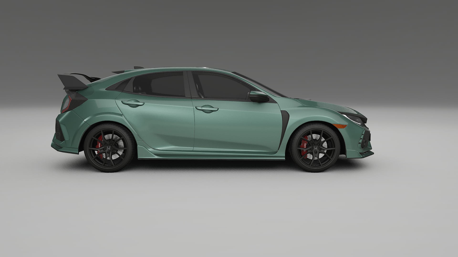 Honda Civic Type R TPU Lackskyddsfilm | EVERGREEN Färgskiftande PPF – Komplett Förskuret Kit