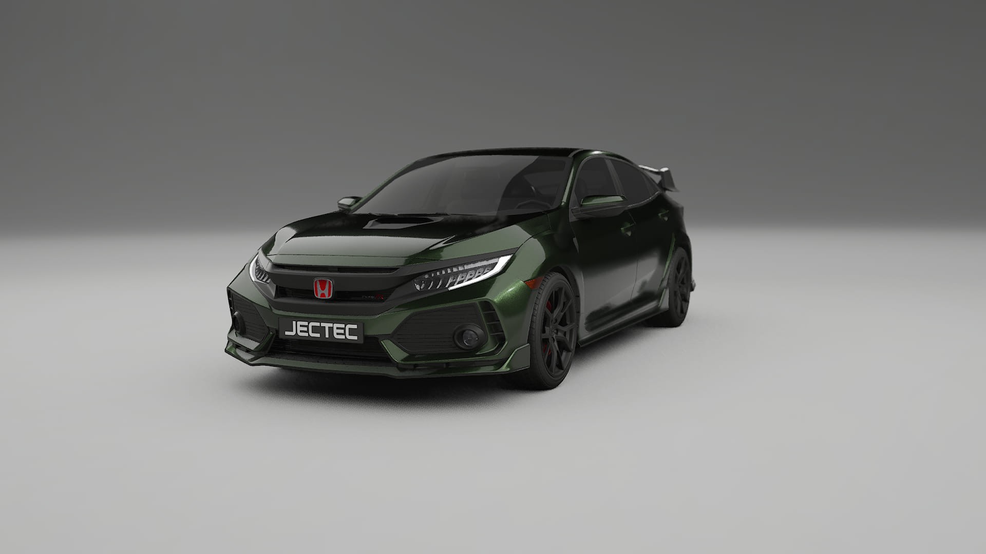 Honda Civic Type R TPU Lackskyddsfilm | LAGOON Färgskiftande PPF – Komplett Förskuret Kit