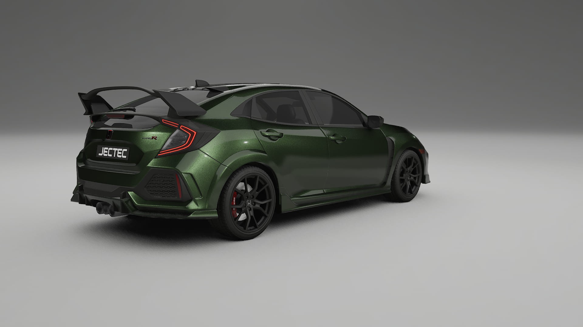 Honda Civic Type R TPU Lackskyddsfilm | LAGOON Färgskiftande PPF – Komplett Förskuret Kit