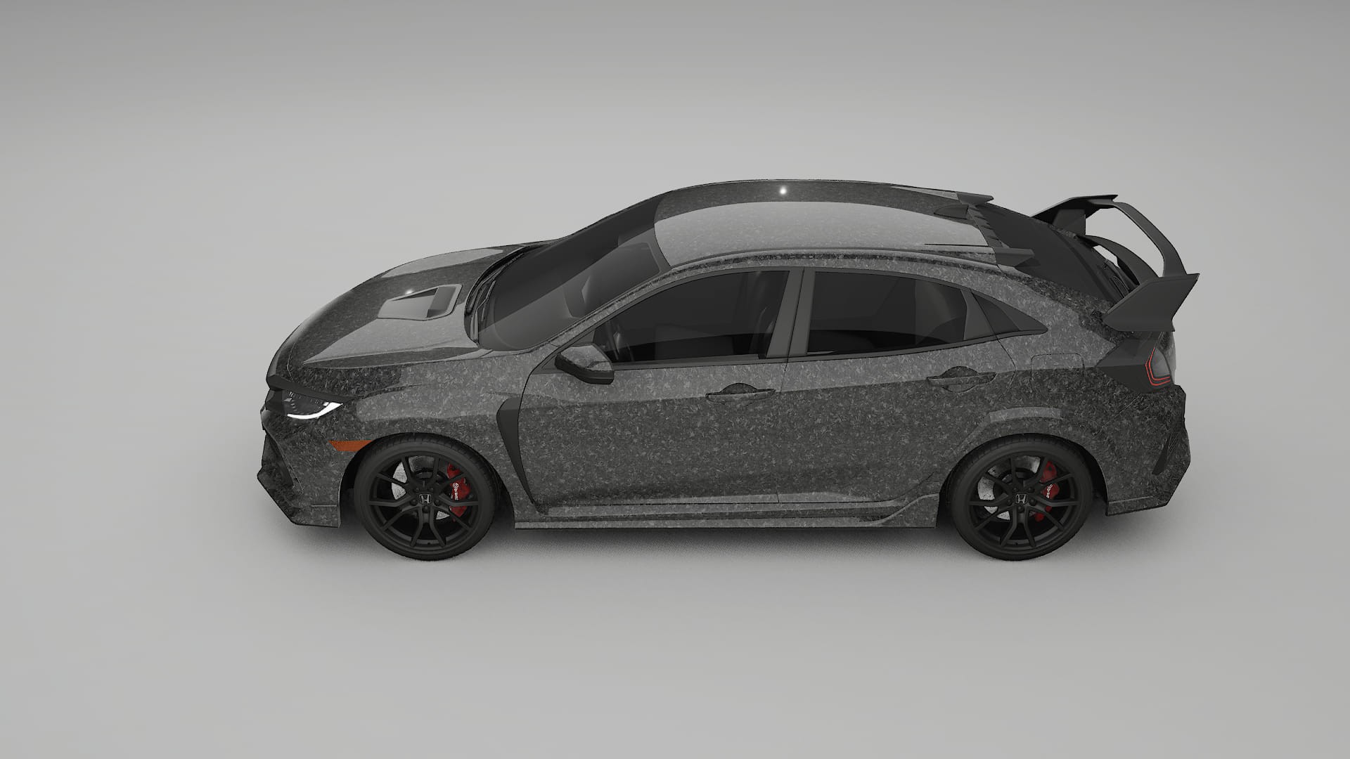 Honda Civic Type R TPU Lackskyddsfilm | FORGED S Färgskiftande PPF – Komplett Förskuret Kit