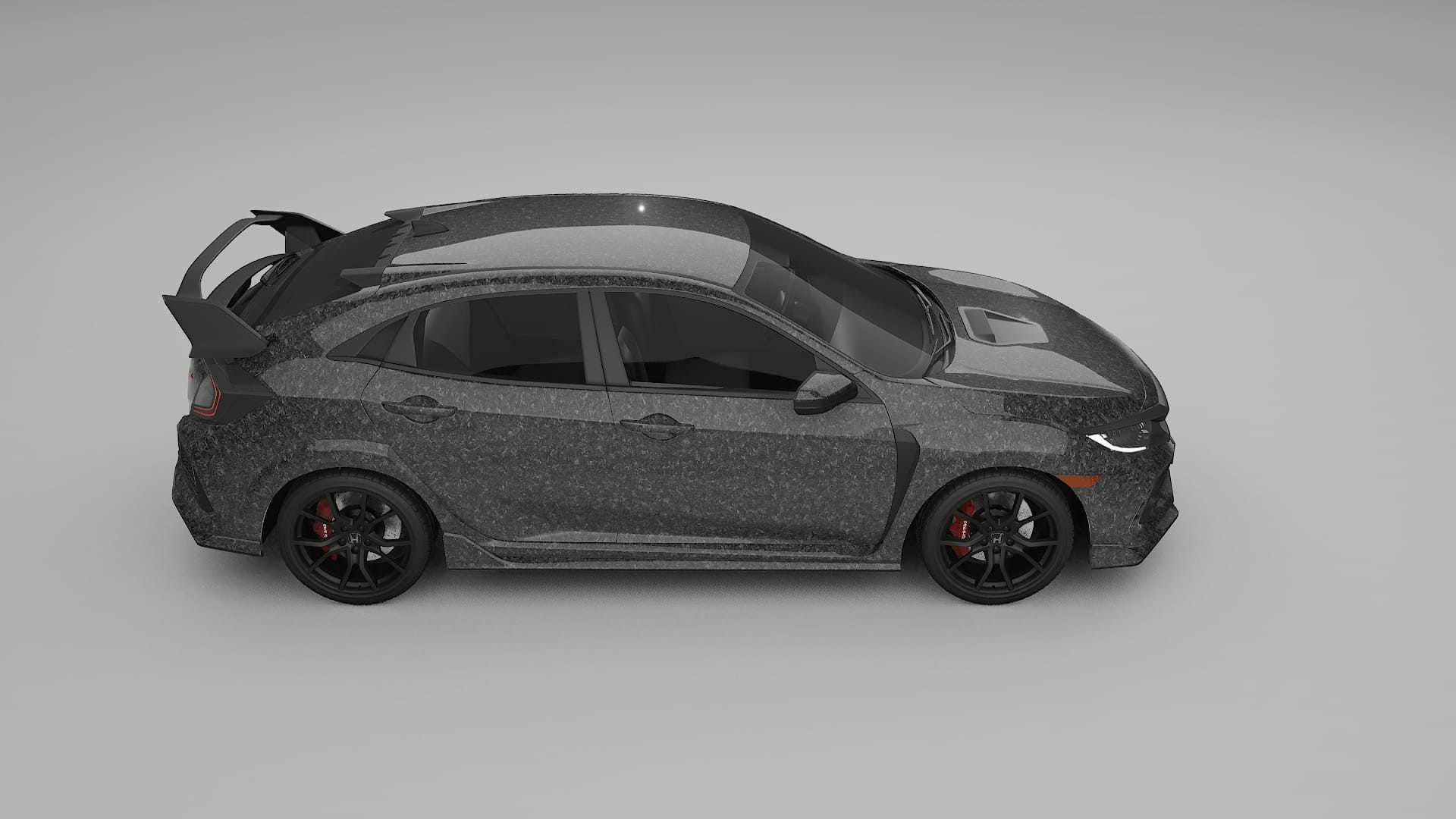 Honda Civic Type R TPU Lackskyddsfilm | FORGED S Färgskiftande PPF – Komplett Förskuret Kit
