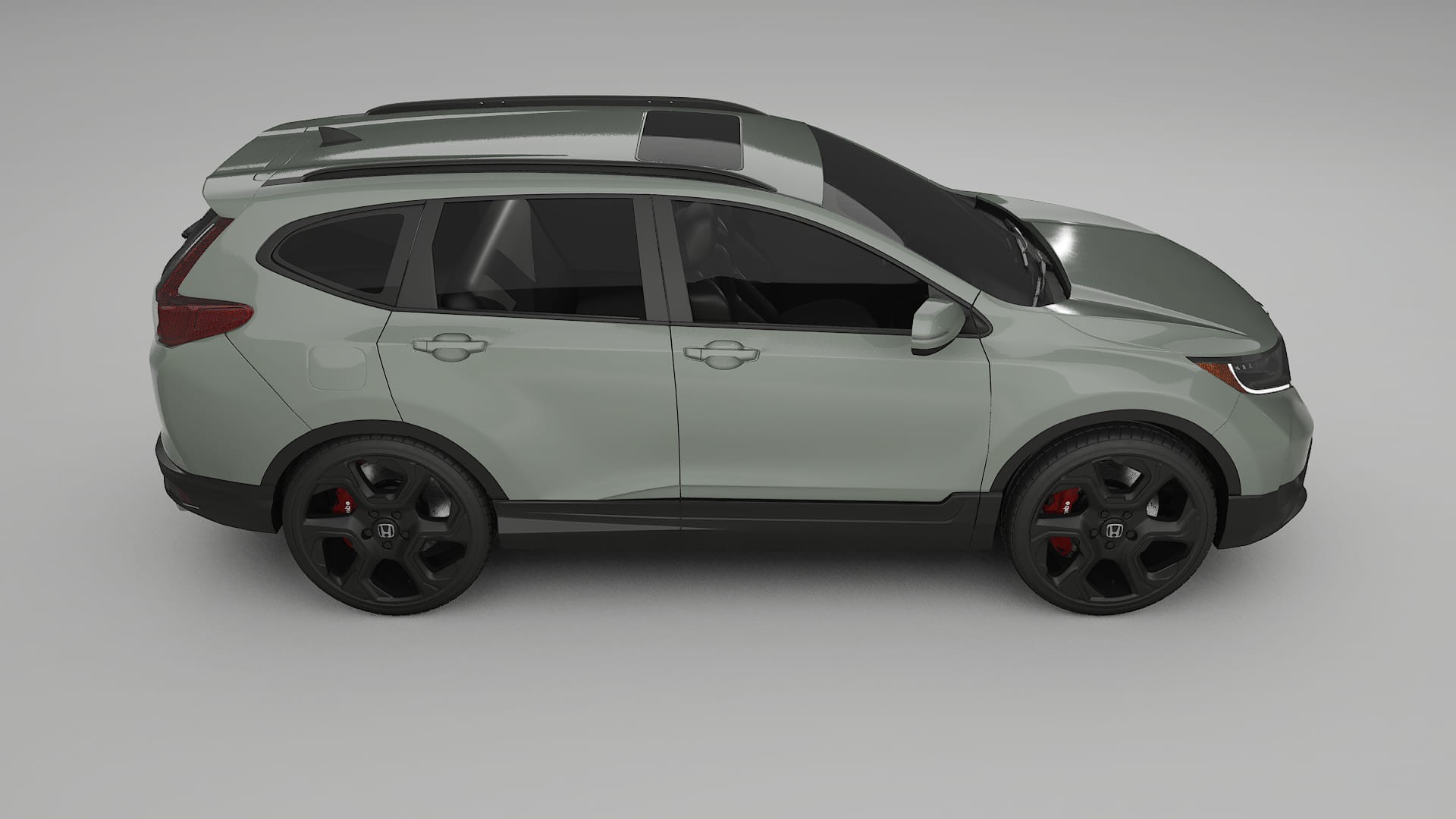 Honda CR V Touring prefacelift pre LCI TPU Lackskyddsfilm | SLATE Färgskiftande PPF – Komplett Förskuret Kit