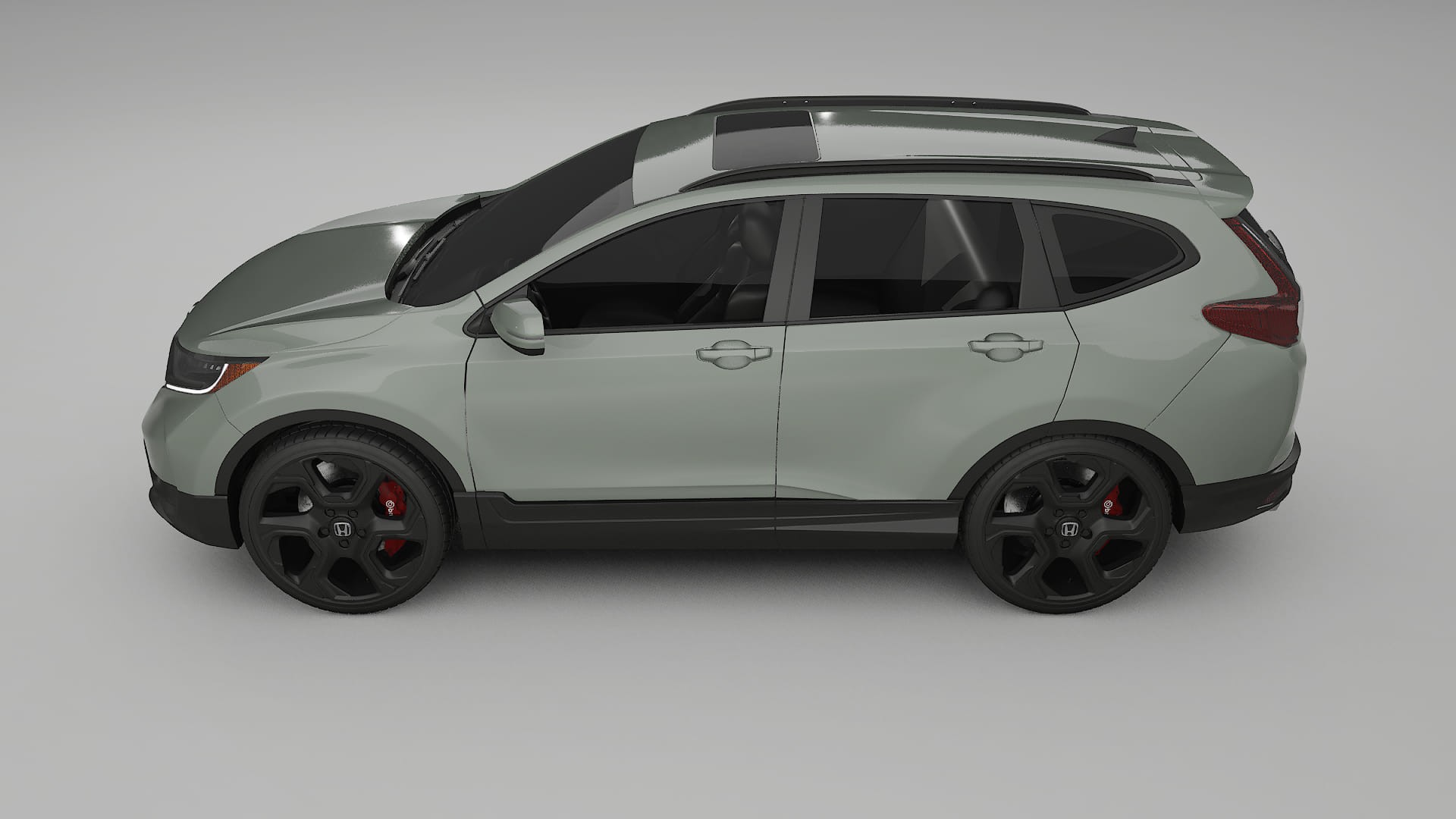 Honda CR V Touring prefacelift pre LCI TPU Lackskyddsfilm | SLATE Färgskiftande PPF – Komplett Förskuret Kit
