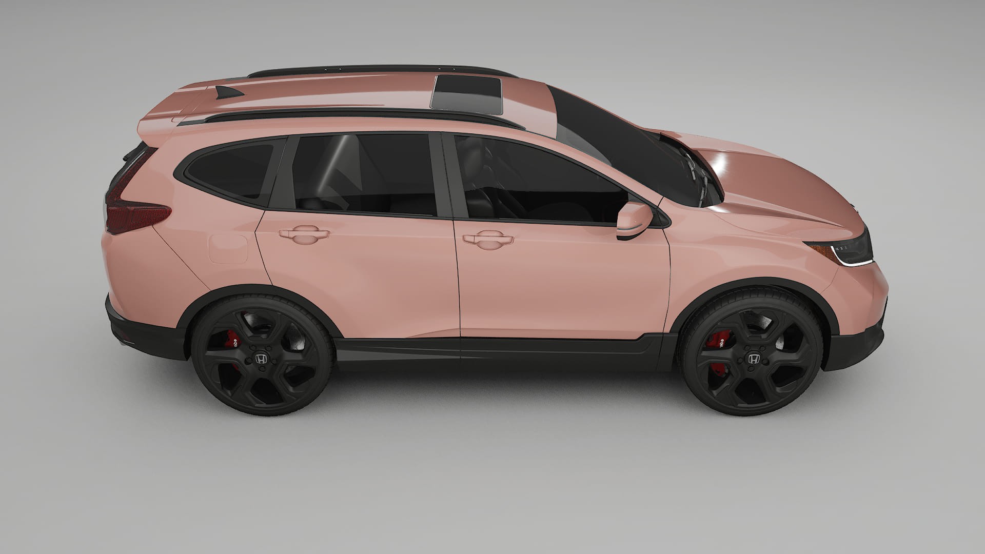 Honda CR V Touring prefacelift pre LCI TPU Lackskyddsfilm | BLUSH Färgskiftande PPF – Komplett Förskuret Kit