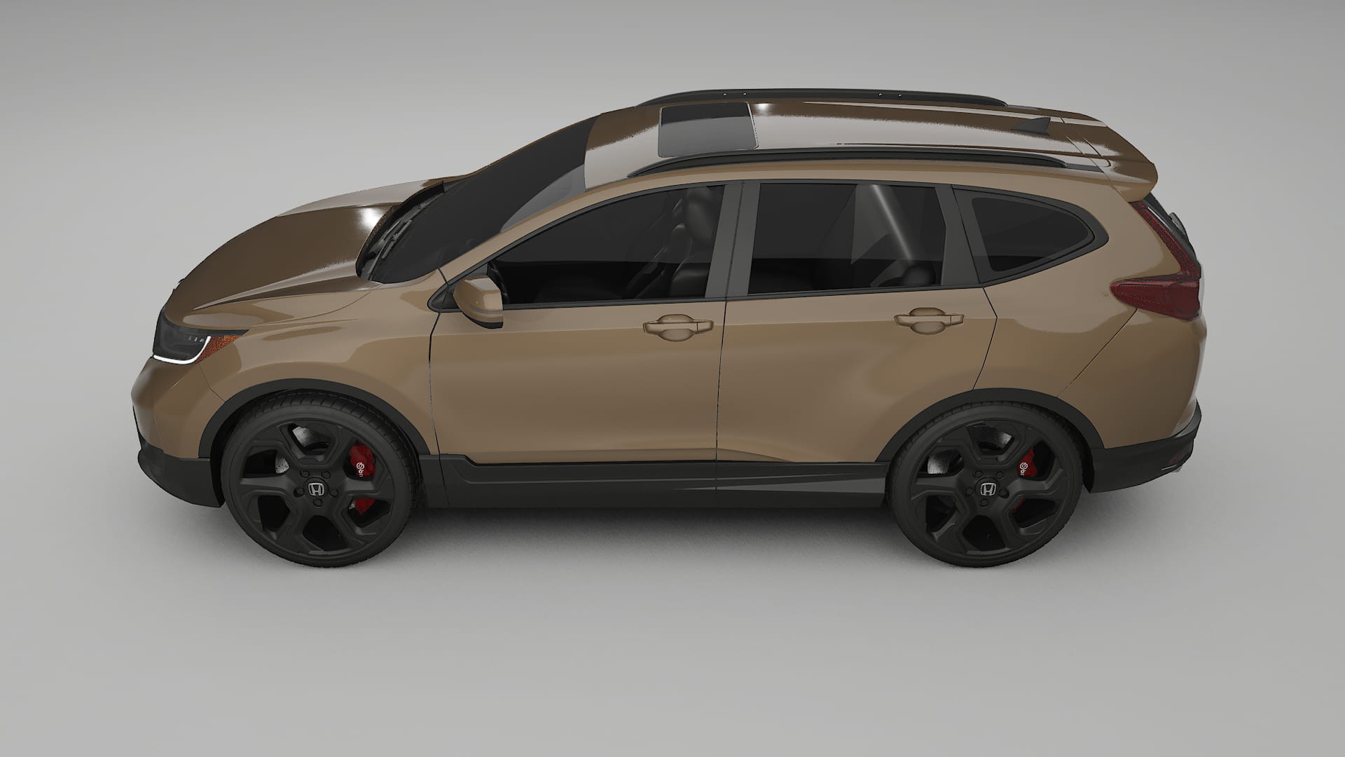 Honda CR V Touring prefacelift pre LCI TPU Lackskyddsfilm | SAHARA Färgskiftande PPF – Komplett Förskuret Kit
