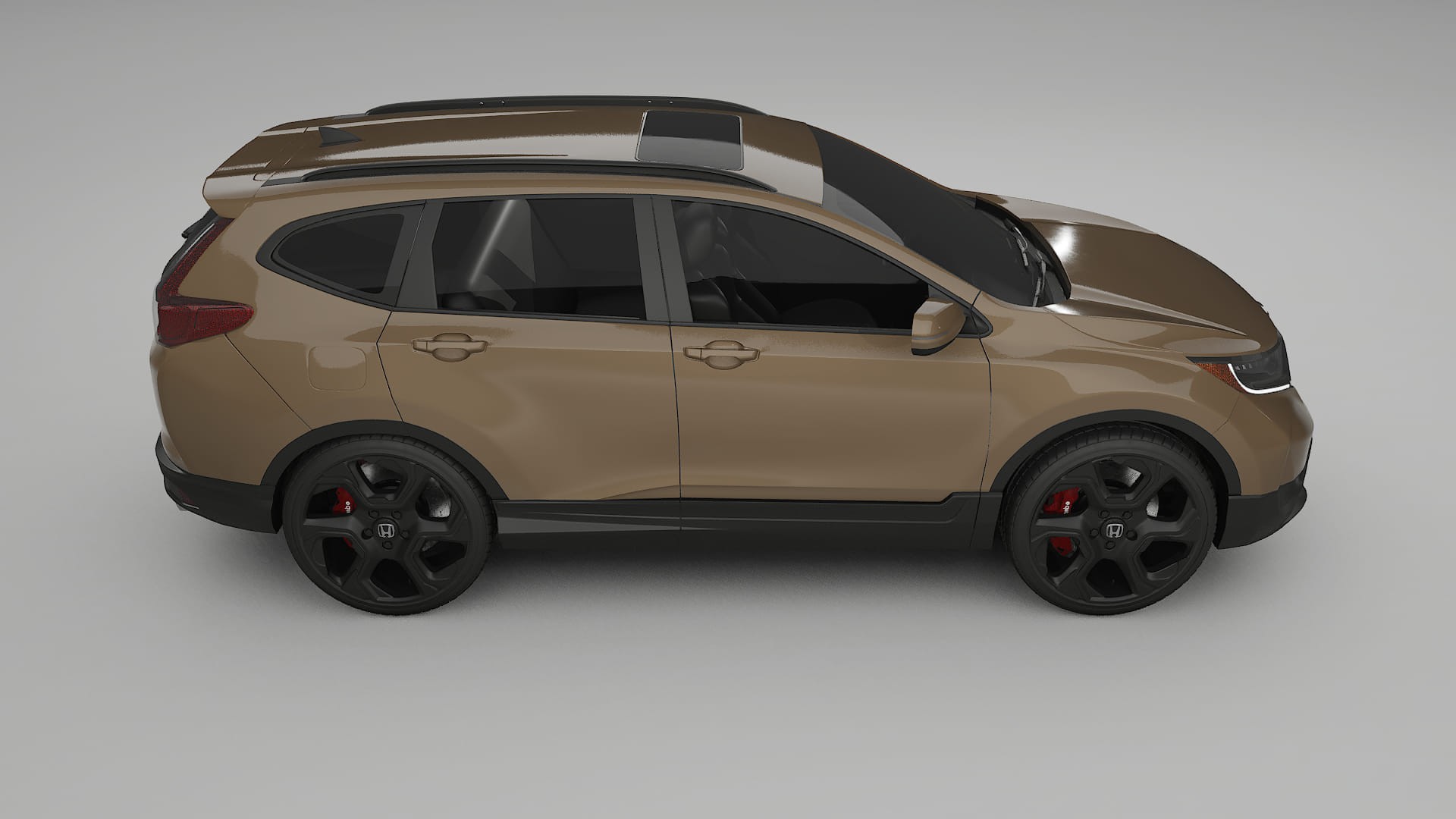 Honda CR V Touring prefacelift pre LCI TPU Lackskyddsfilm | SAHARA Färgskiftande PPF – Komplett Förskuret Kit