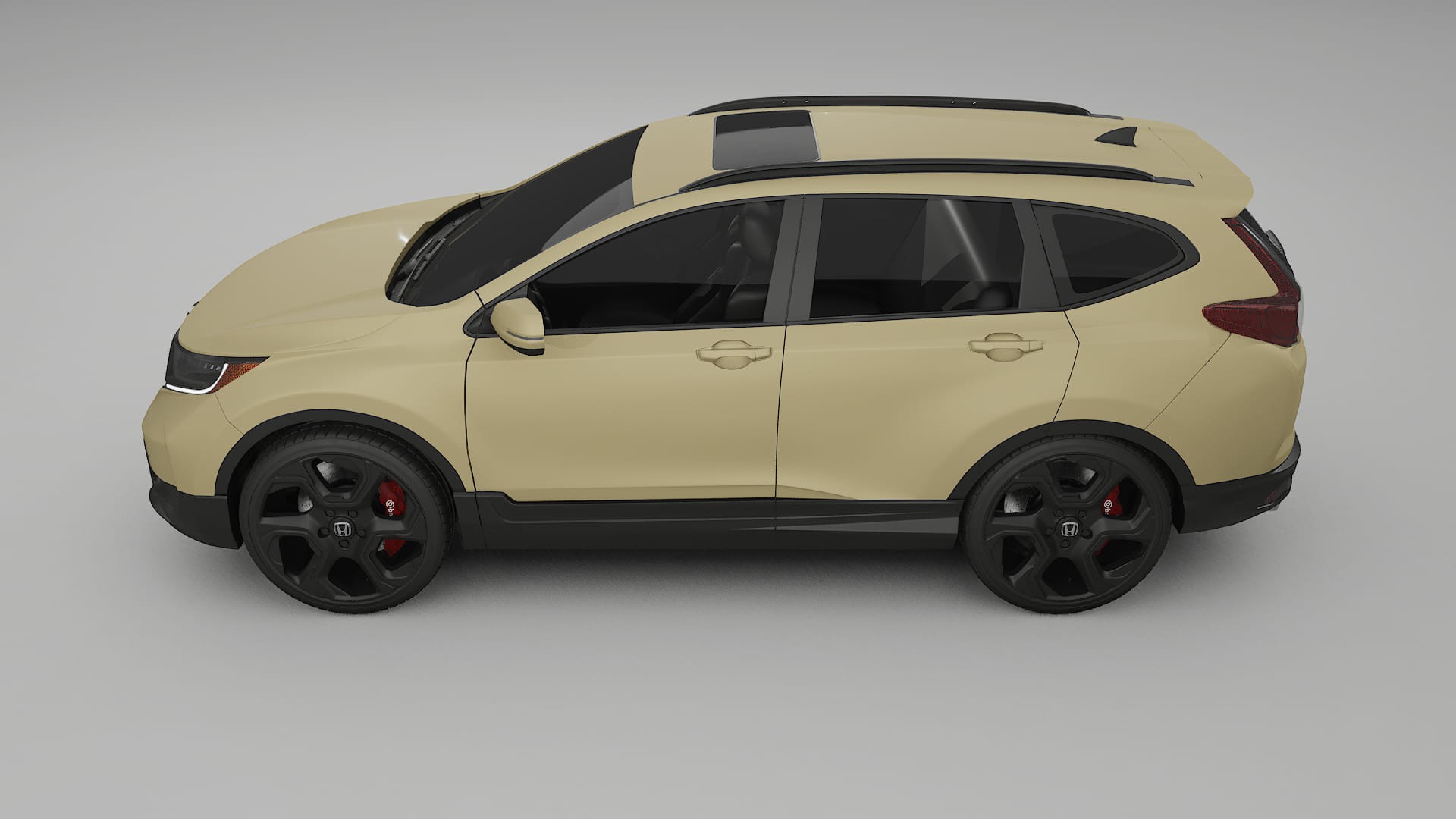 Honda CR V Touring prefacelift pre LCI TPU Lackskyddsfilm | SAND Färgskiftande PPF – Komplett Förskuret Kit