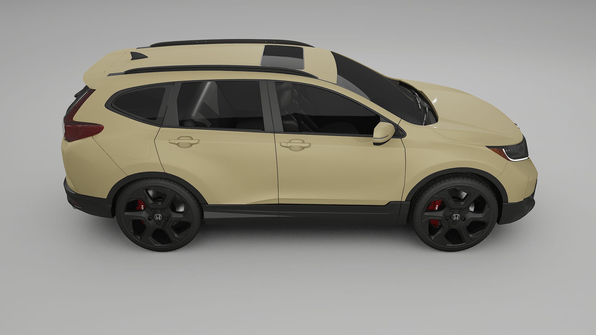 Honda CR V Touring prefacelift pre LCI TPU Lackskyddsfilm | SAND Färgskiftande PPF – Komplett Förskuret Kit