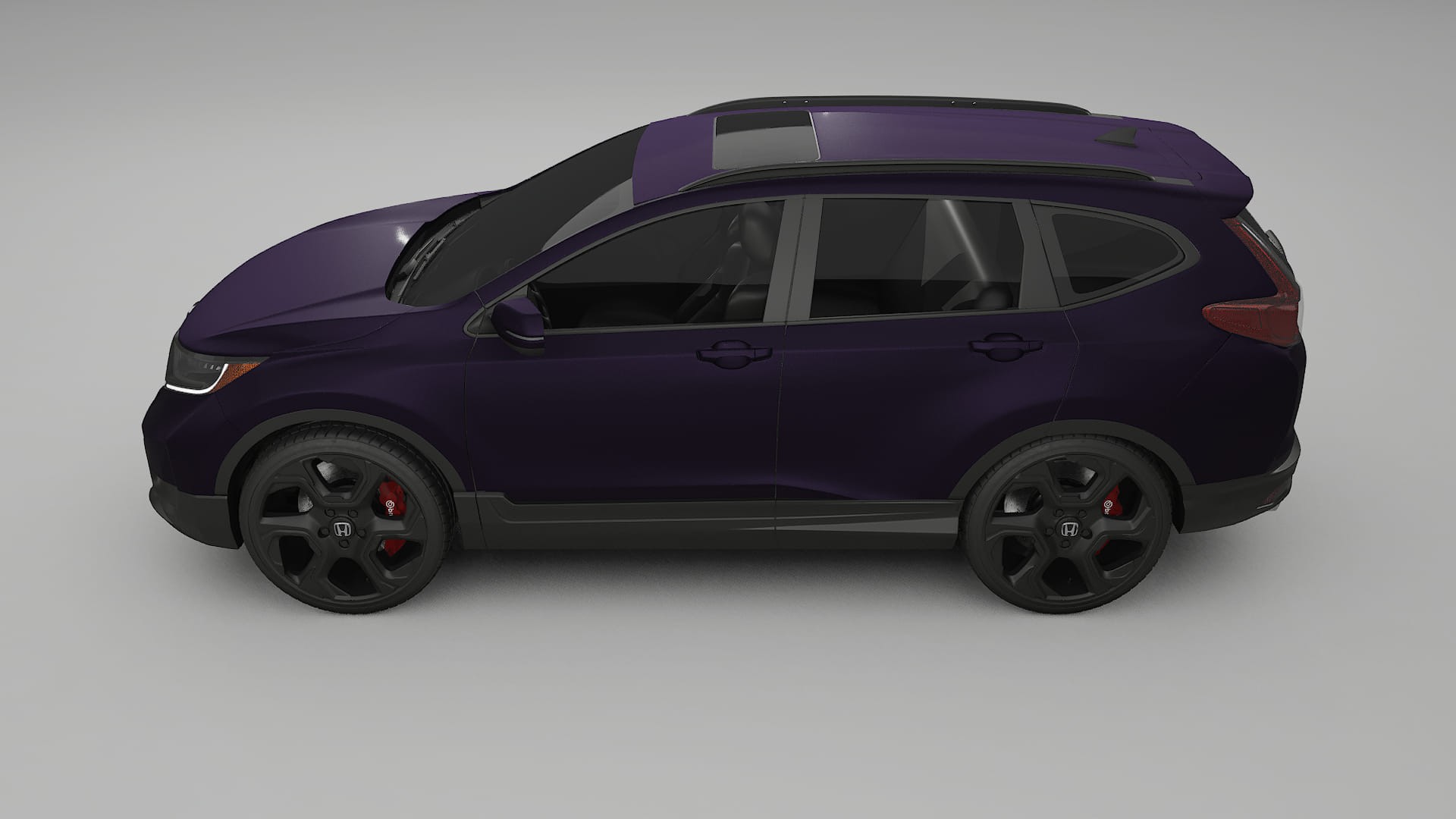 Honda CR V Touring prefacelift pre LCI TPU Lackskyddsfilm | VIOLET Färgskiftande PPF – Komplett Förskuret Kit