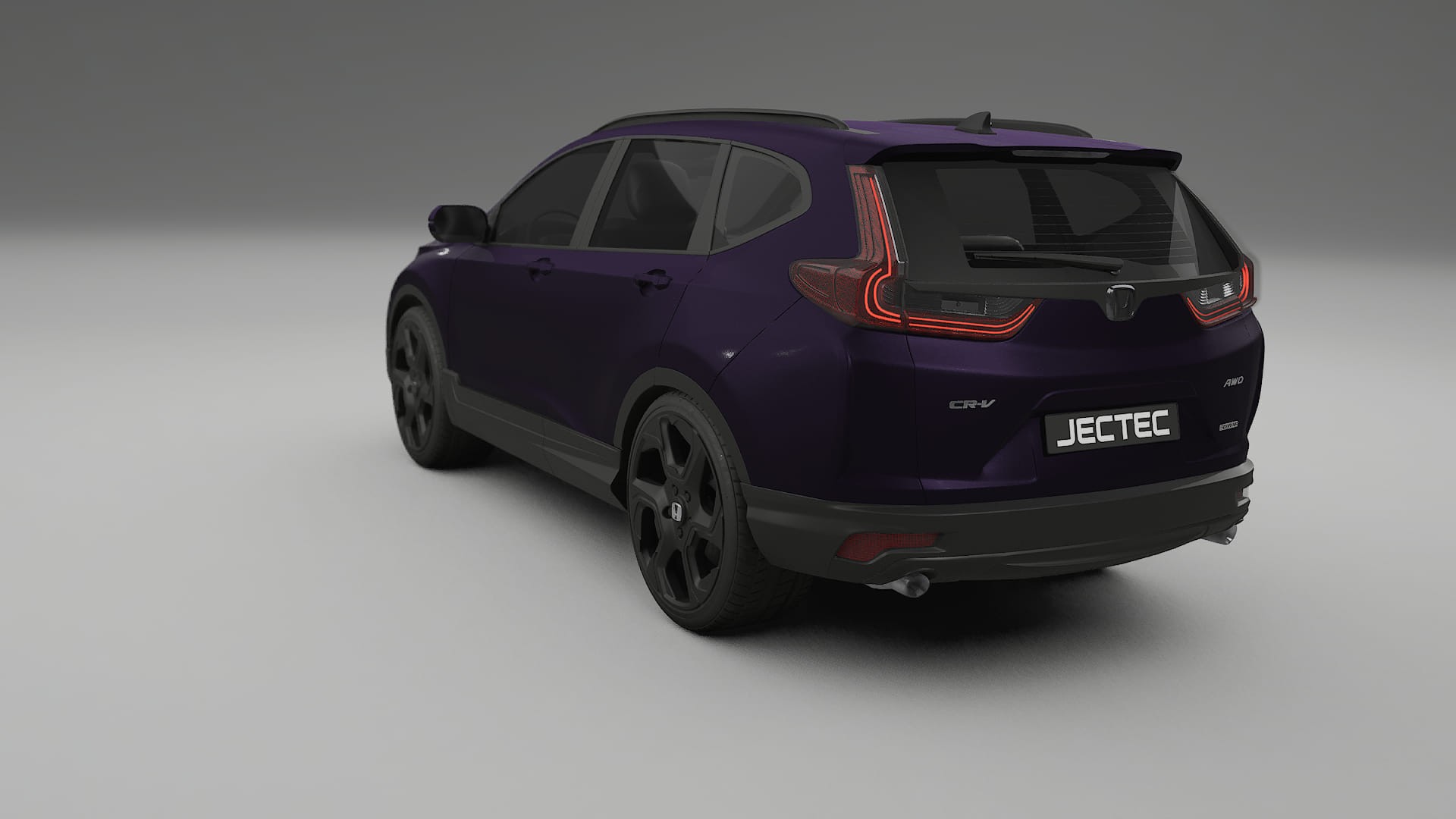 Honda CR V Touring prefacelift pre LCI TPU Lackskyddsfilm | VIOLET Färgskiftande PPF – Komplett Förskuret Kit