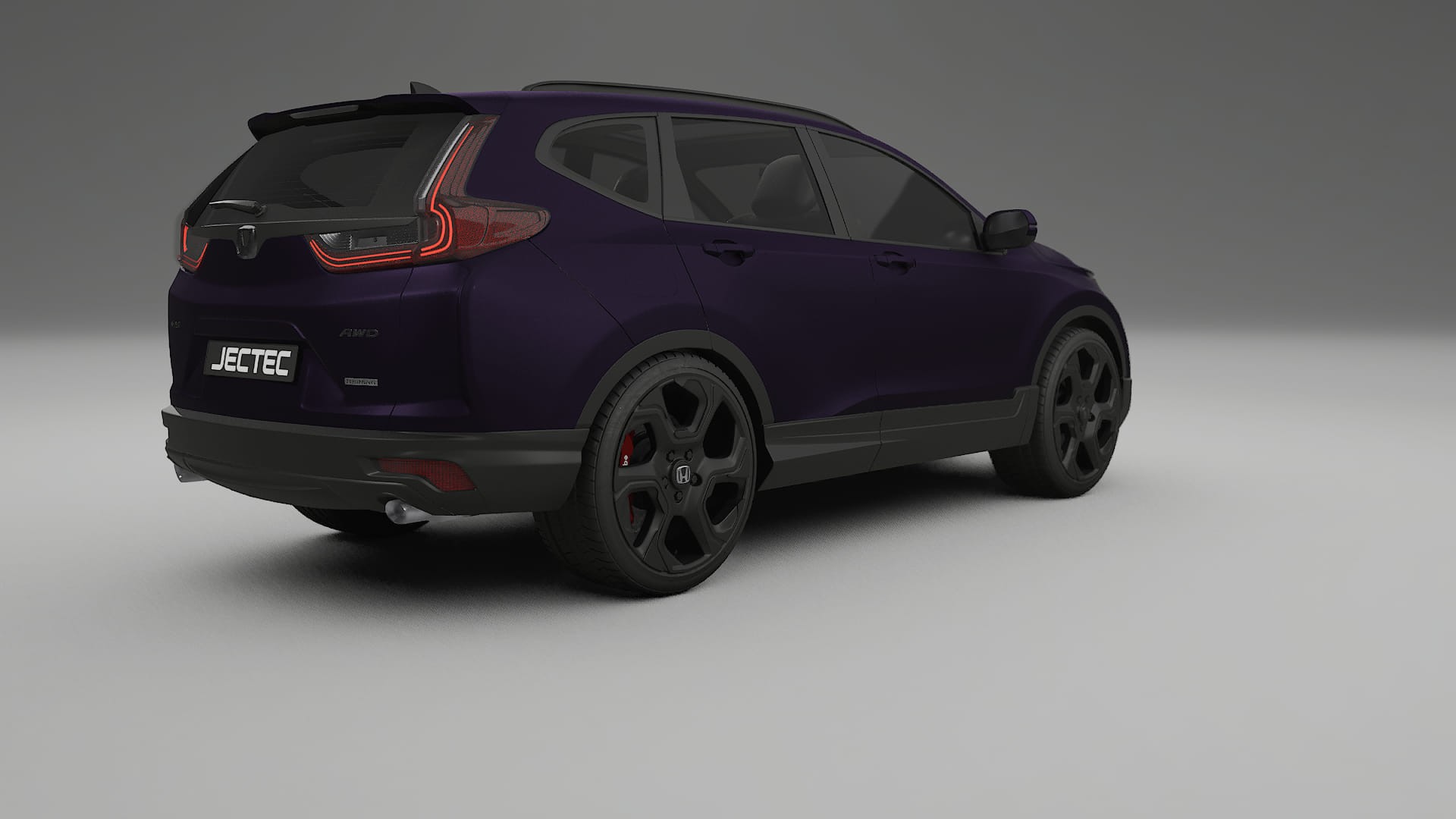 Honda CR V Touring prefacelift pre LCI TPU Lackskyddsfilm | VIOLET Färgskiftande PPF – Komplett Förskuret Kit