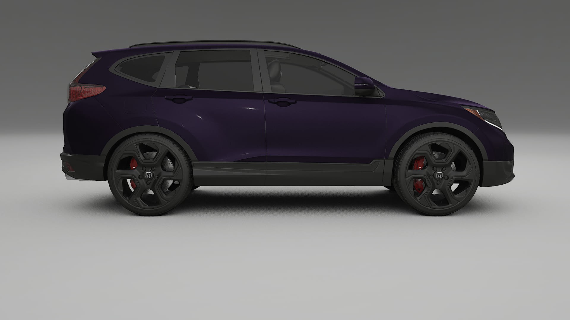 Honda CR V Touring prefacelift pre LCI TPU Lackskyddsfilm | VIOLET Färgskiftande PPF – Komplett Förskuret Kit