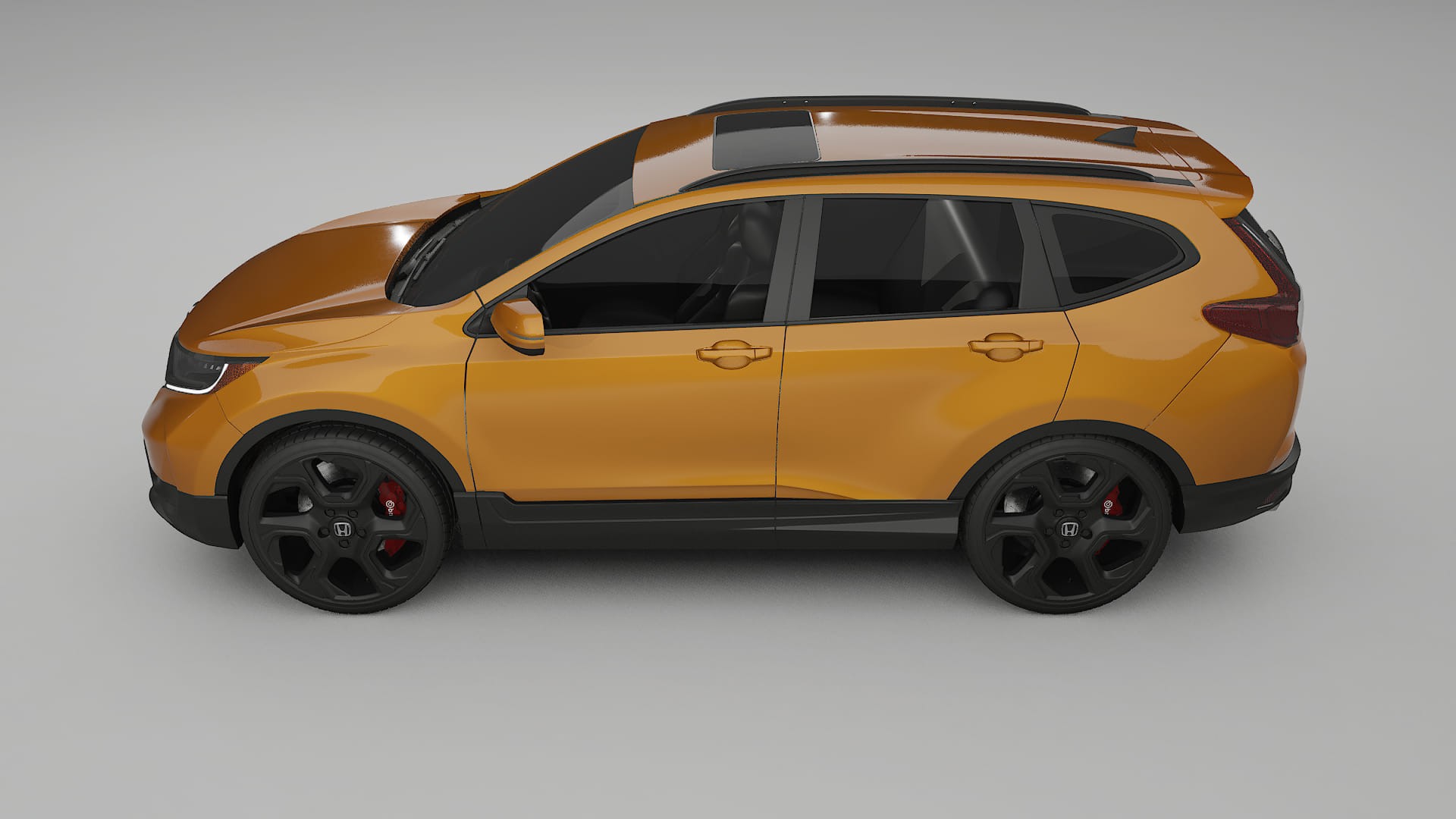 Honda CR V Touring prefacelift pre LCI TPU Lackskyddsfilm | DAISY Färgskiftande PPF – Komplett Förskuret Kit