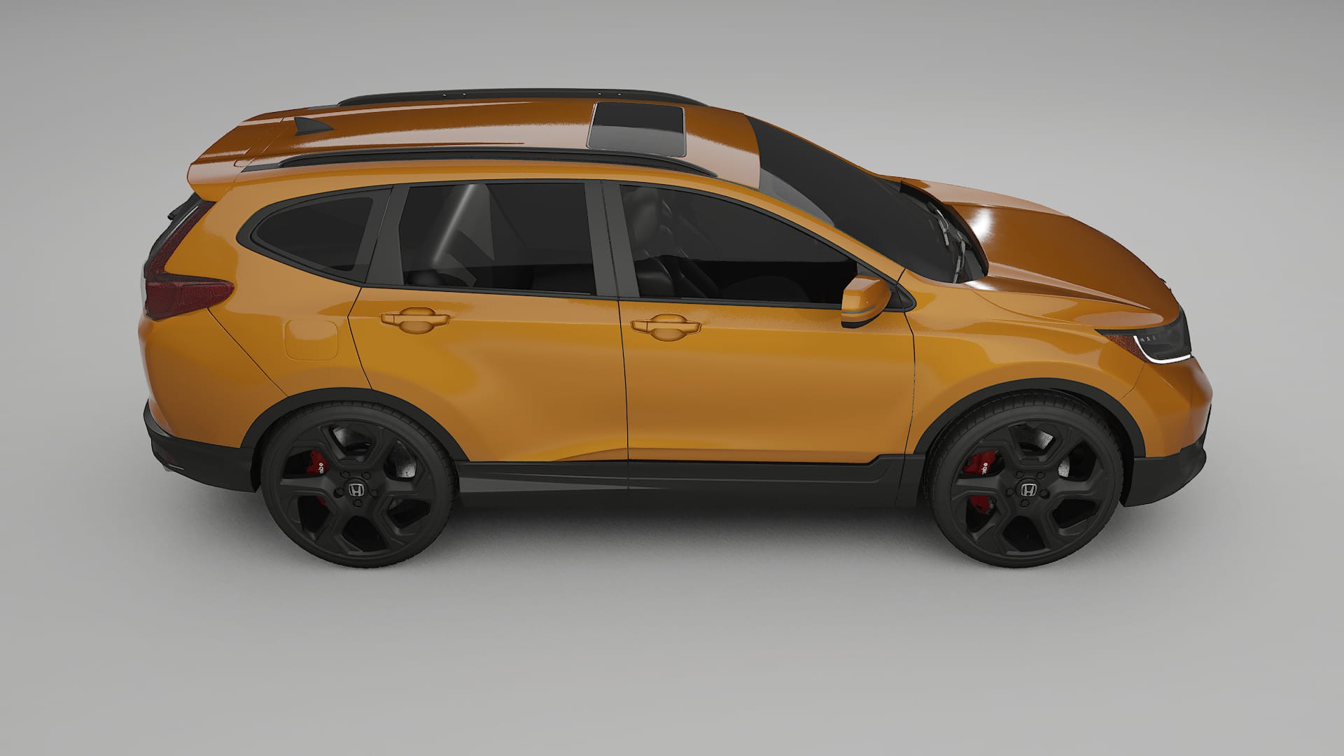 Honda CR V Touring prefacelift pre LCI TPU Lackskyddsfilm | DAISY Färgskiftande PPF – Komplett Förskuret Kit