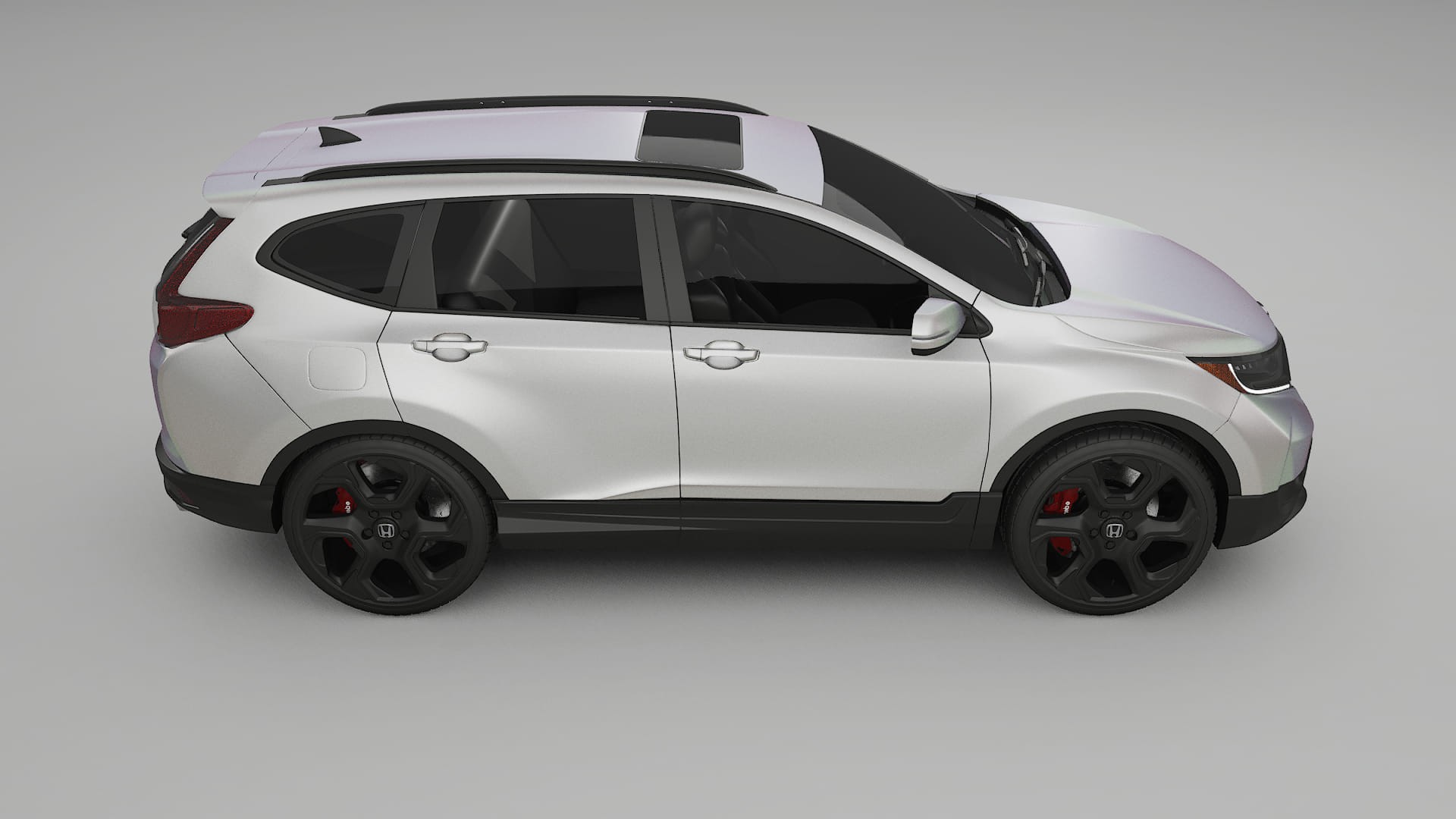 Honda CR V Touring prefacelift pre LCI TPU Lackskyddsfilm | NEBULA Färgskiftande PPF – Komplett Förskuret Kit