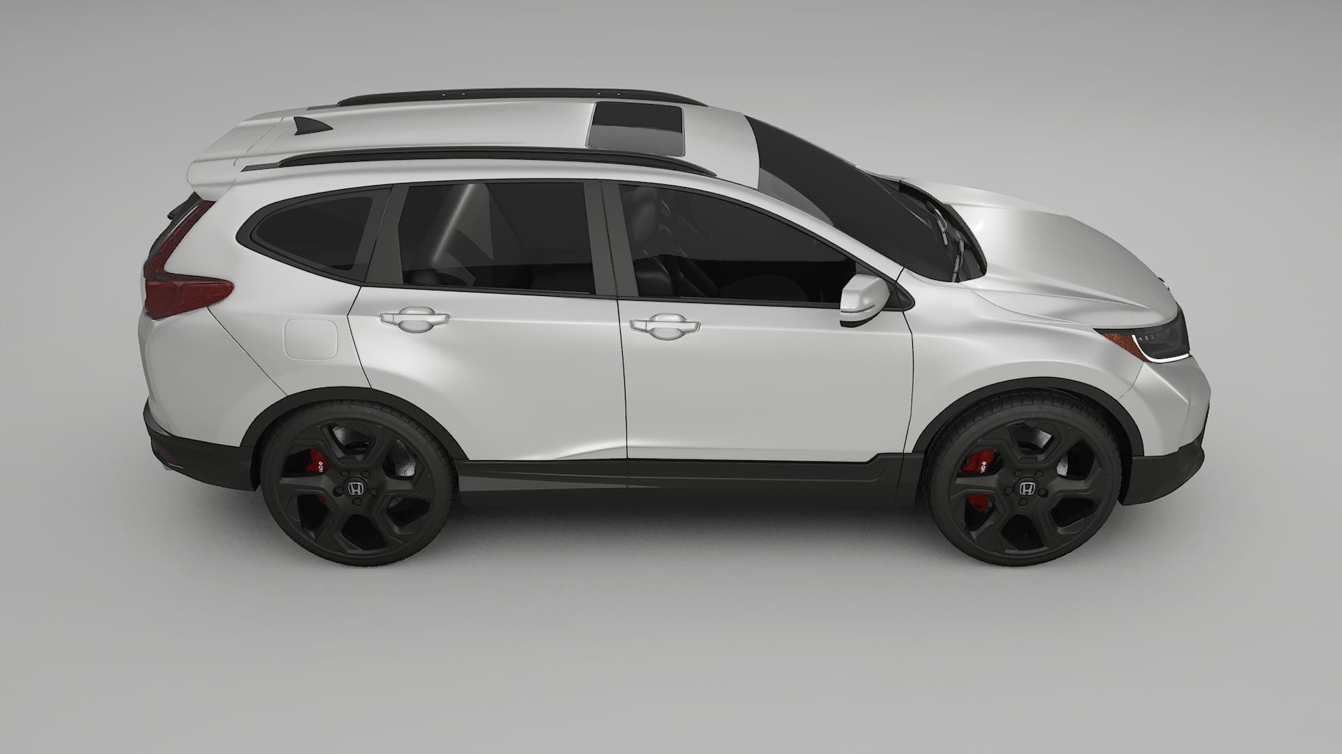 Honda CR V Touring prefacelift pre LCI TPU Lackskyddsfilm | OPAL Färgskiftande PPF – Komplett Förskuret Kit