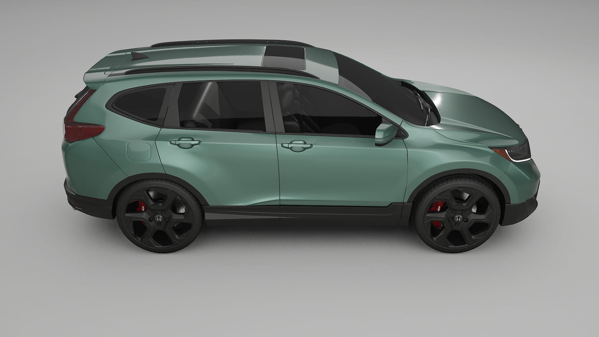 Honda CR V Touring prefacelift pre LCI TPU Lackskyddsfilm | EVERGREEN Färgskiftande PPF – Komplett Förskuret Kit