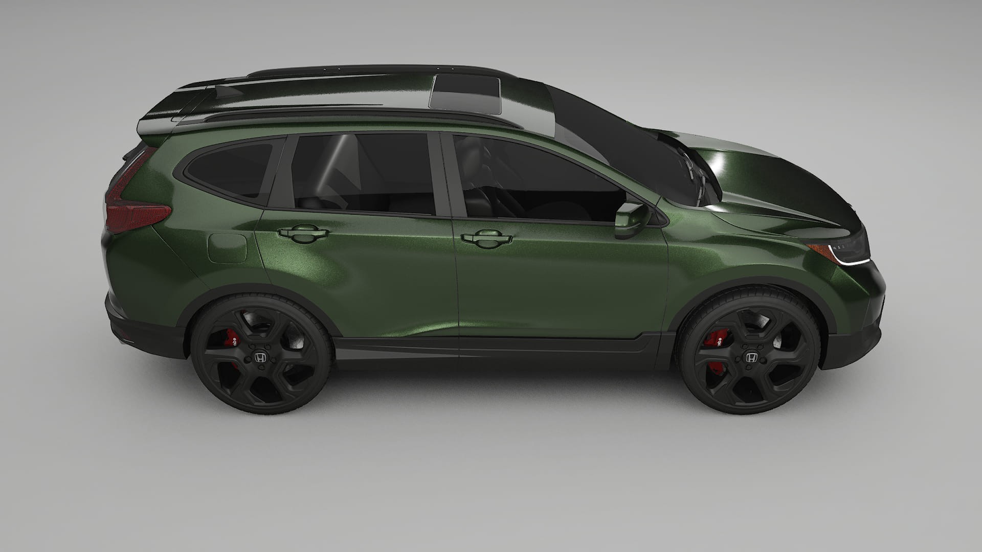 Honda CR V Touring prefacelift pre LCI TPU Lackskyddsfilm | LAGOON Färgskiftande PPF – Komplett Förskuret Kit