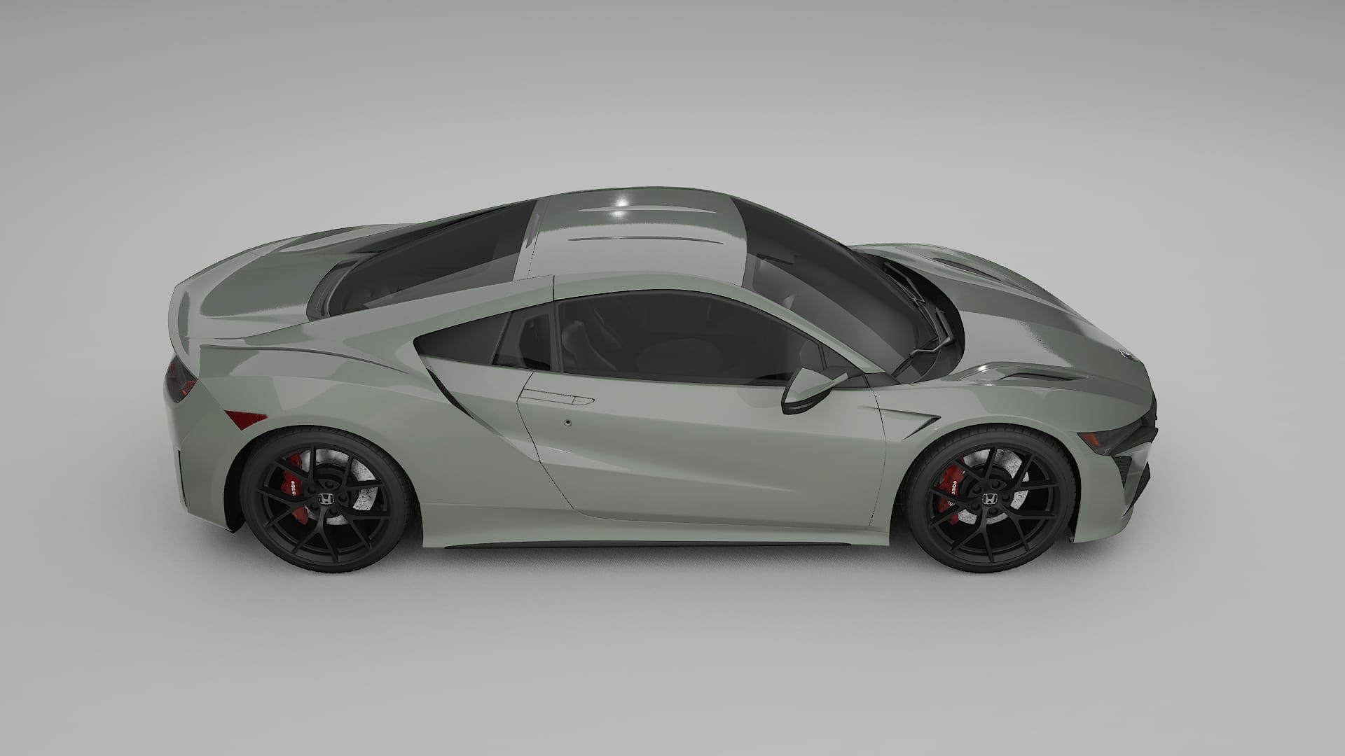 Honda NSX prefacelift pre LCI TPU Lackskyddsfilm | SLATE Färgskiftande PPF – Komplett Förskuret Kit