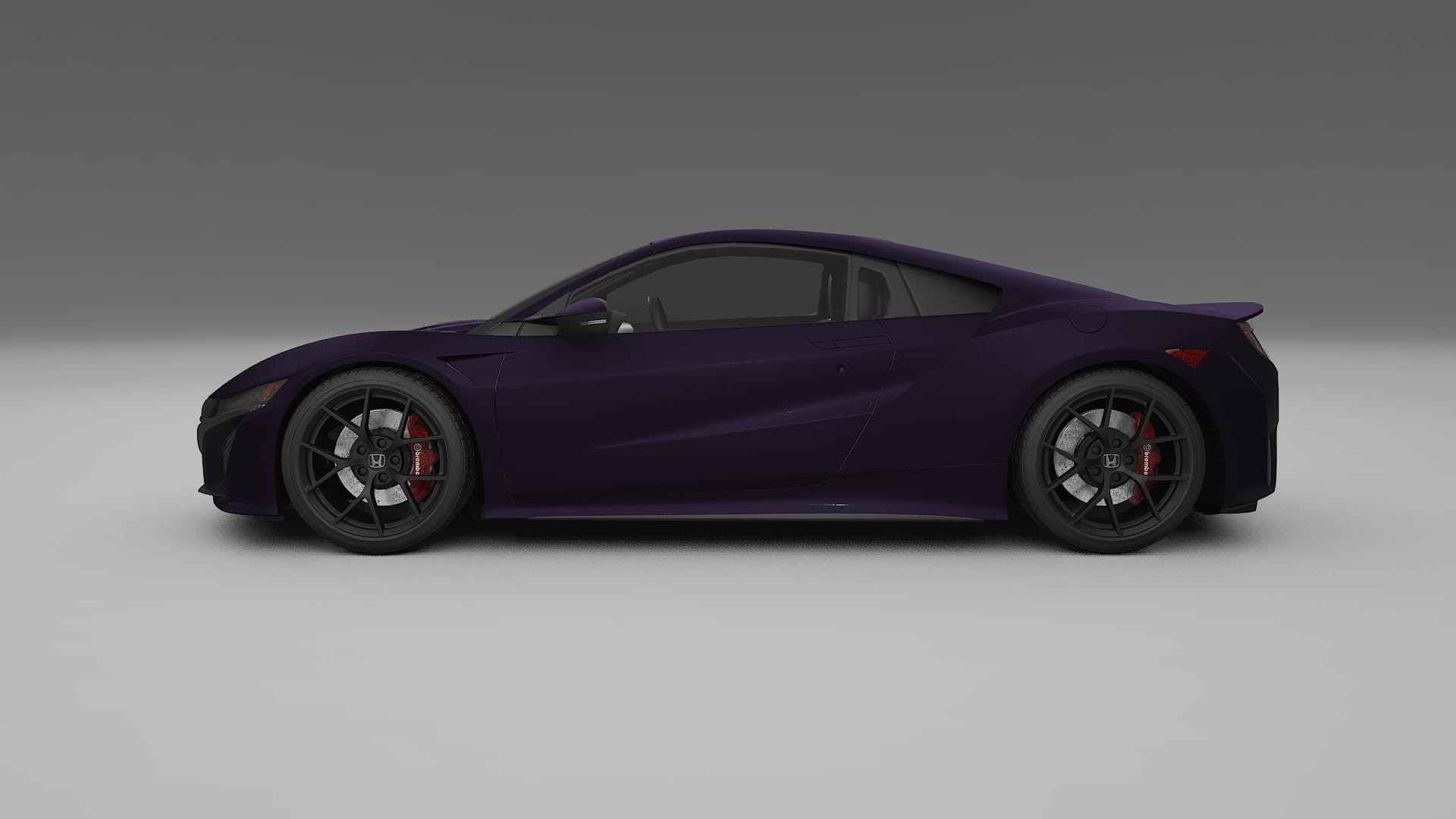Honda NSX prefacelift pre LCI TPU Lackskyddsfilm | VIOLET Färgskiftande PPF – Komplett Förskuret Kit