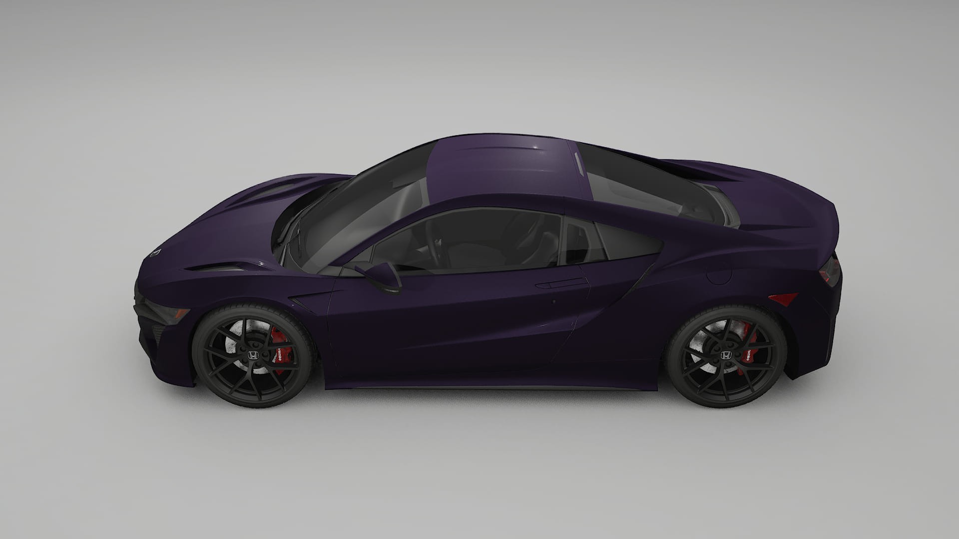 Honda NSX prefacelift pre LCI TPU Lackskyddsfilm | VIOLET Färgskiftande PPF – Komplett Förskuret Kit