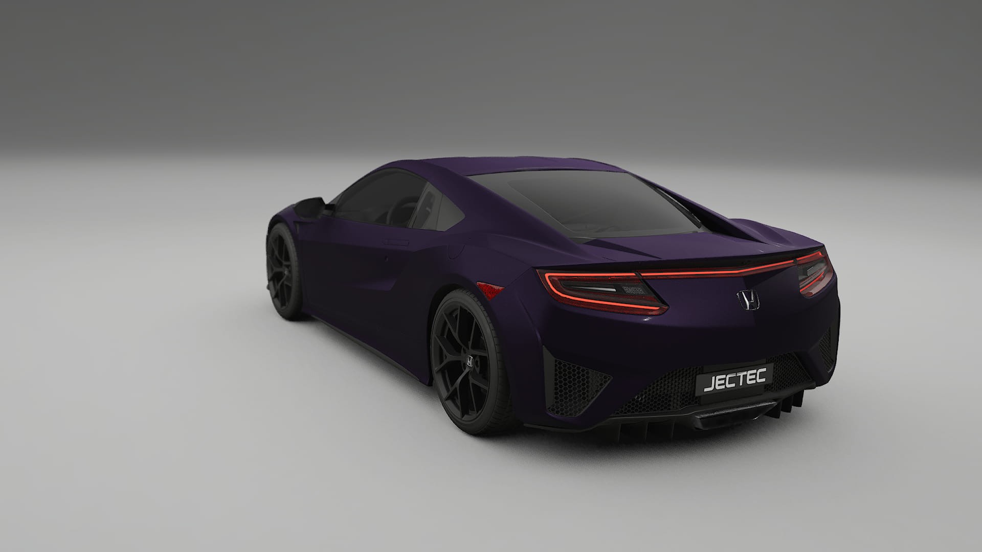 Honda NSX prefacelift pre LCI TPU Lackskyddsfilm | VIOLET Färgskiftande PPF – Komplett Förskuret Kit