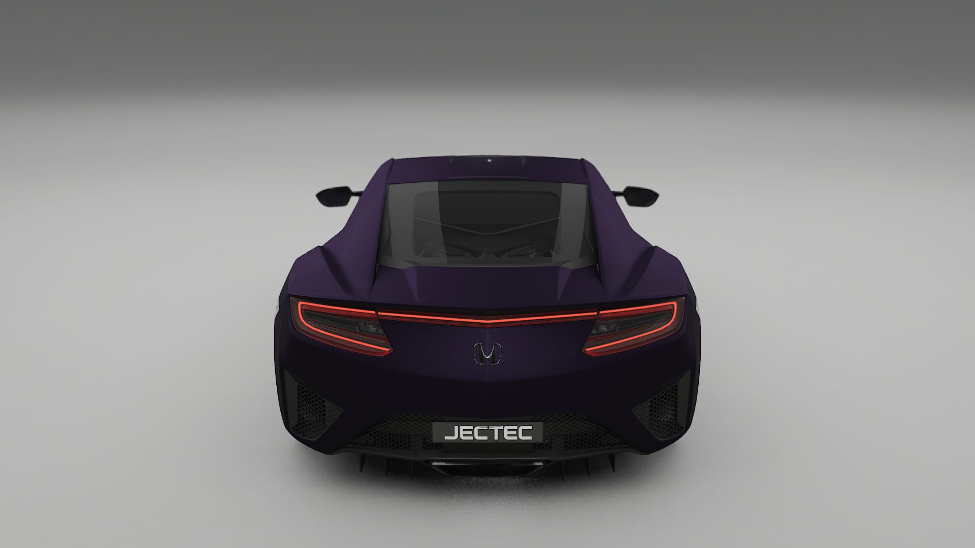 Honda NSX prefacelift pre LCI TPU Lackskyddsfilm | VIOLET Färgskiftande PPF – Komplett Förskuret Kit