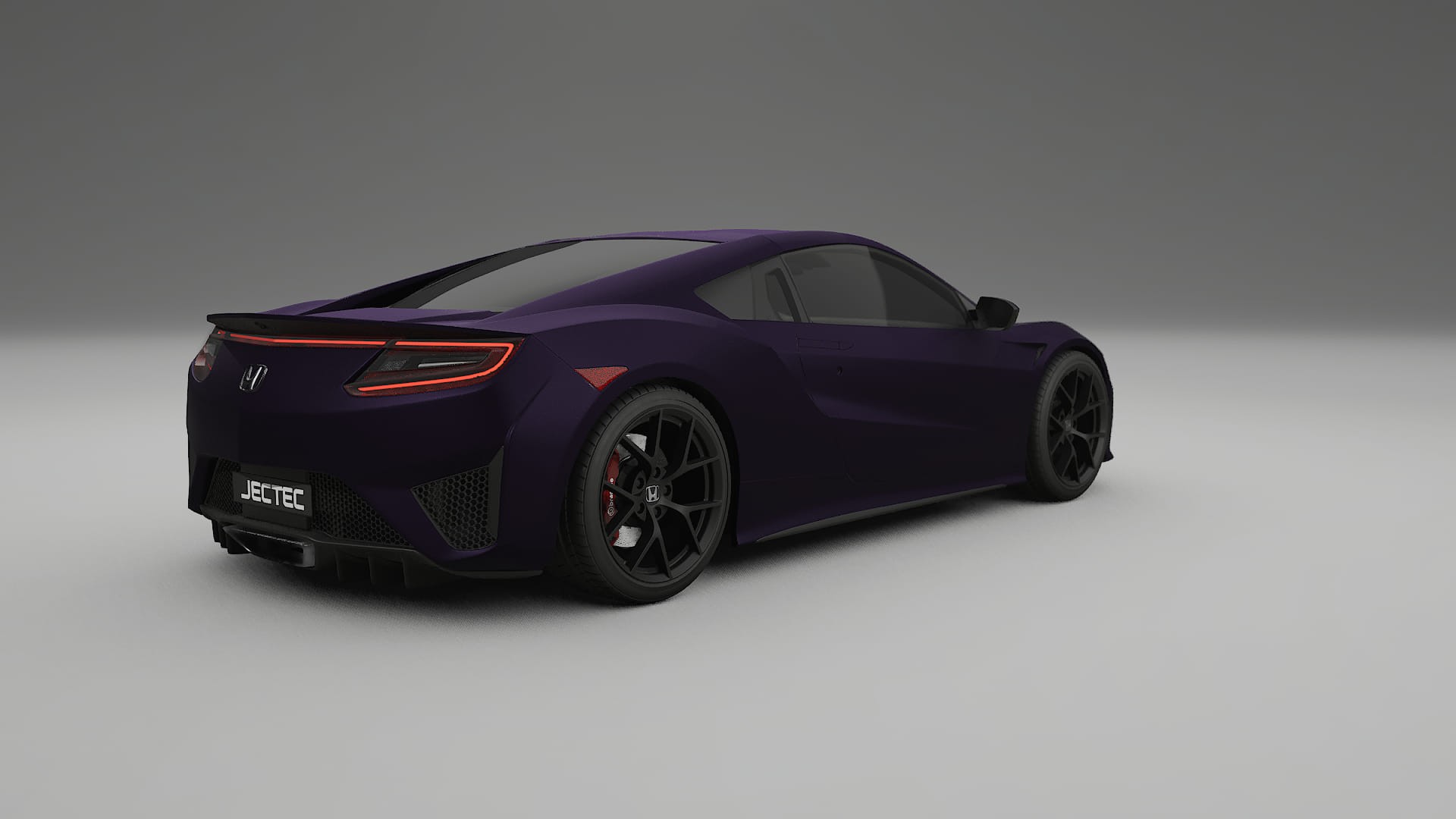 Honda NSX prefacelift pre LCI TPU Lackskyddsfilm | VIOLET Färgskiftande PPF – Komplett Förskuret Kit