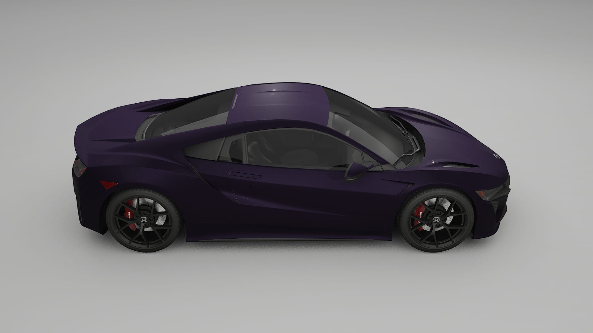 Honda NSX prefacelift pre LCI TPU Lackskyddsfilm | VIOLET Färgskiftande PPF – Komplett Förskuret Kit