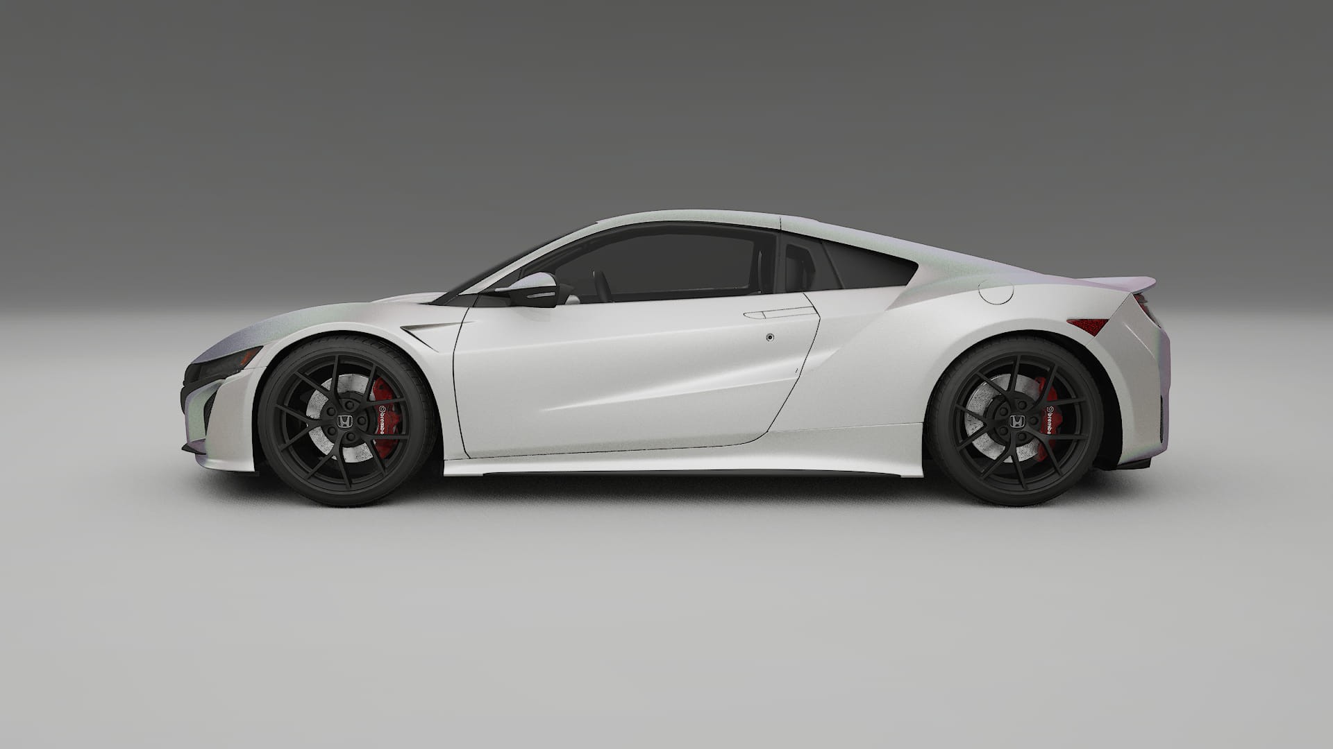 Honda NSX prefacelift pre LCI TPU Lackskyddsfilm | NEBULA Färgskiftande PPF – Komplett Förskuret Kit