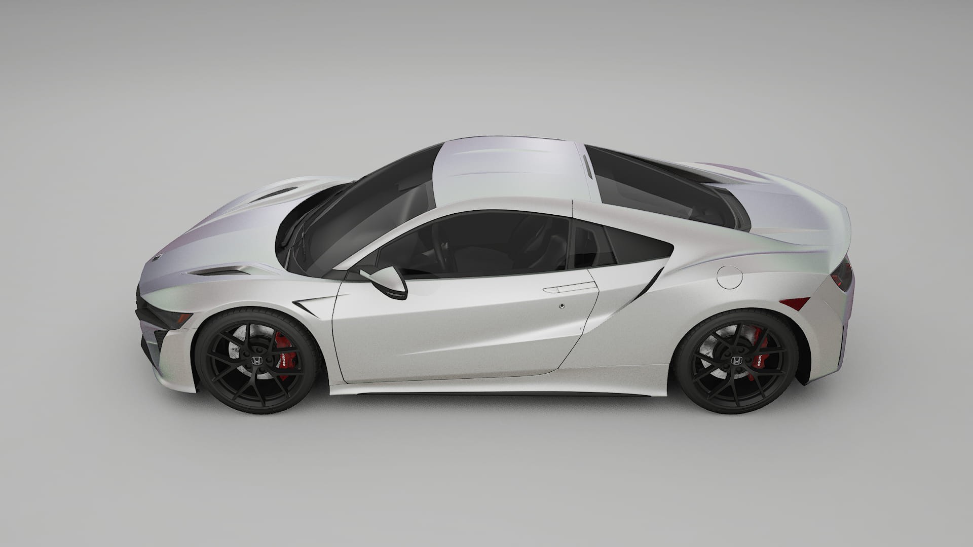 Honda NSX prefacelift pre LCI TPU Lackskyddsfilm | NEBULA Färgskiftande PPF – Komplett Förskuret Kit