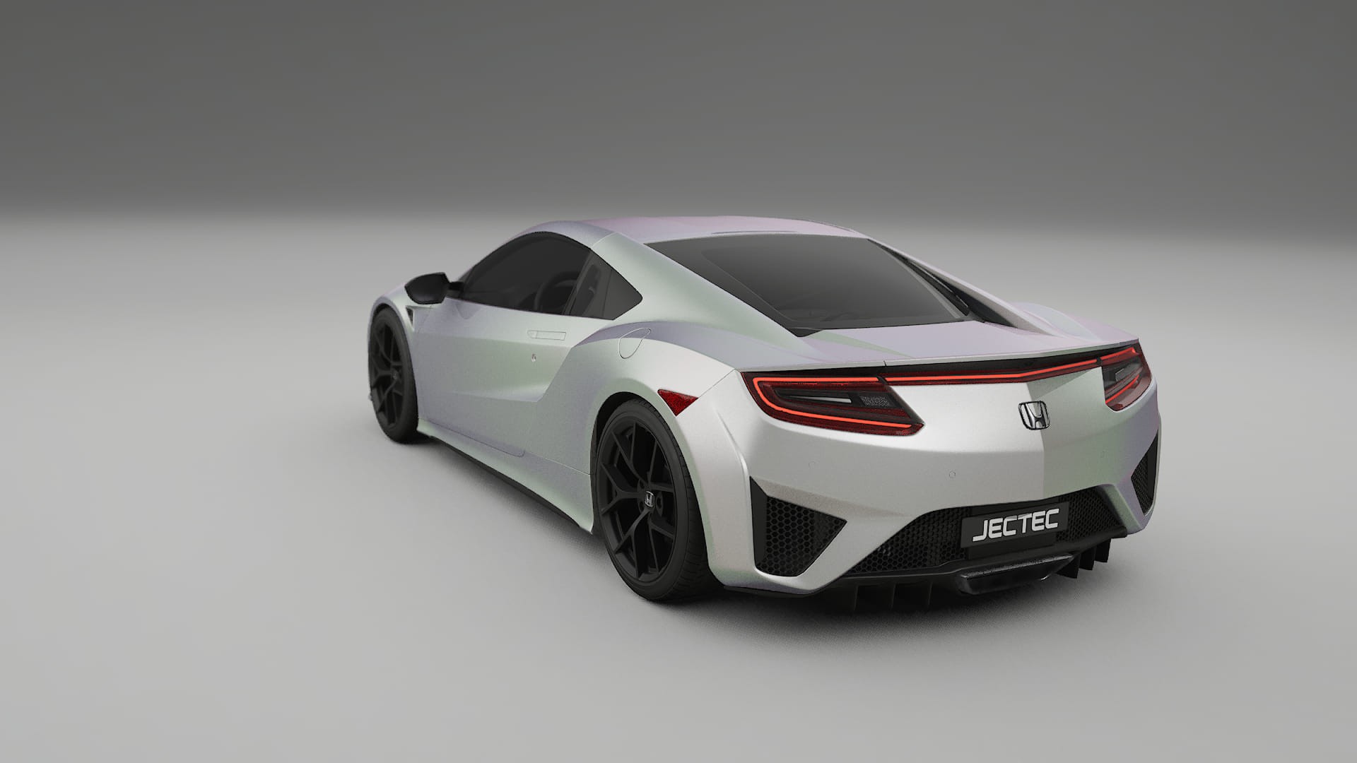 Honda NSX prefacelift pre LCI TPU Lackskyddsfilm | NEBULA Färgskiftande PPF – Komplett Förskuret Kit